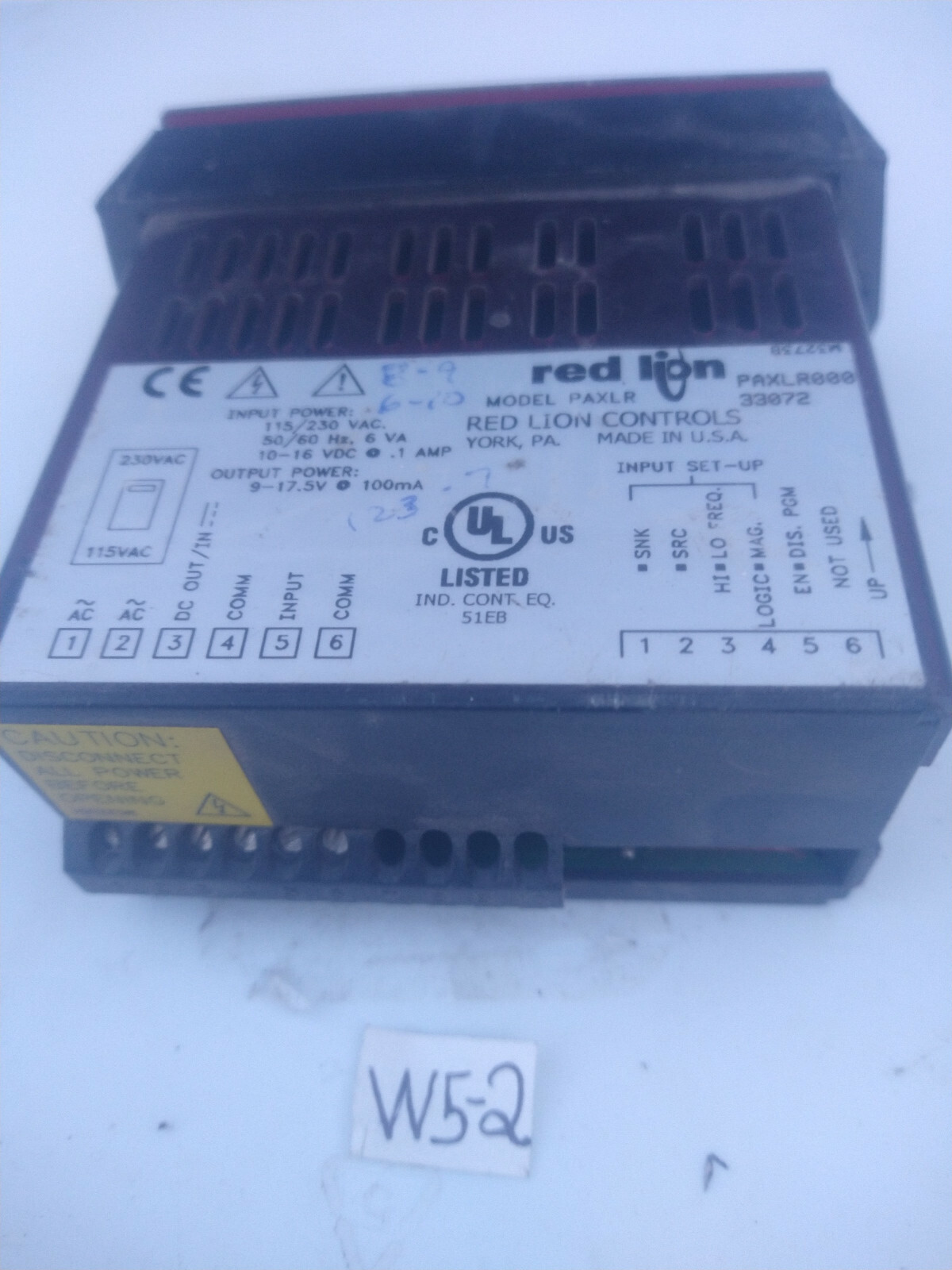 RED LION PAXLIR CURRENT METER 33072
