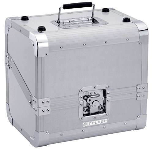 Reloop 80 Record Case Silver - Classic Record Case, Robust Construction,