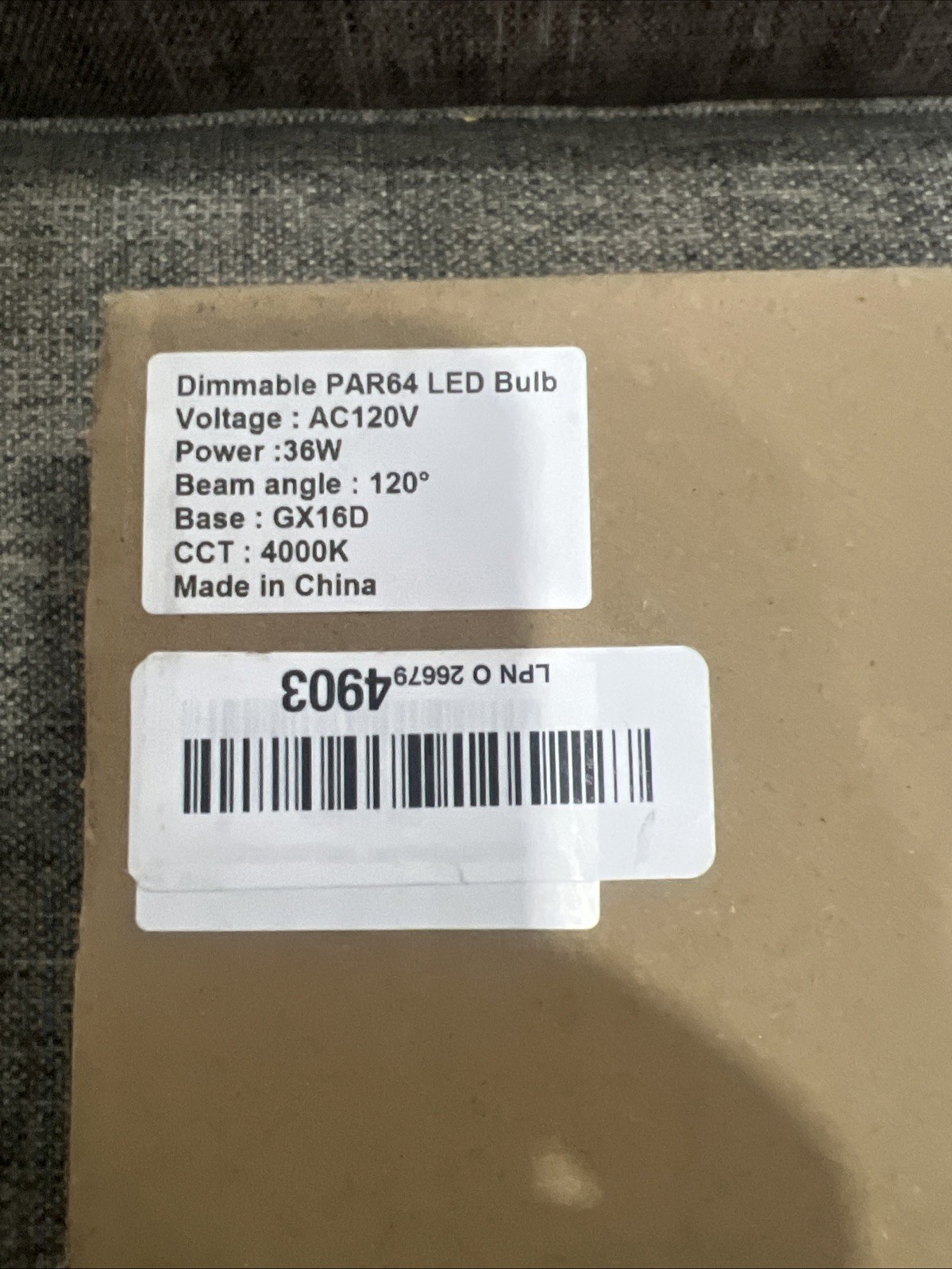 Aiplamp PAR64 LED Bulb Replace Traditional 500w PAR64 BL-DPAR644000K 40W DIMMABL