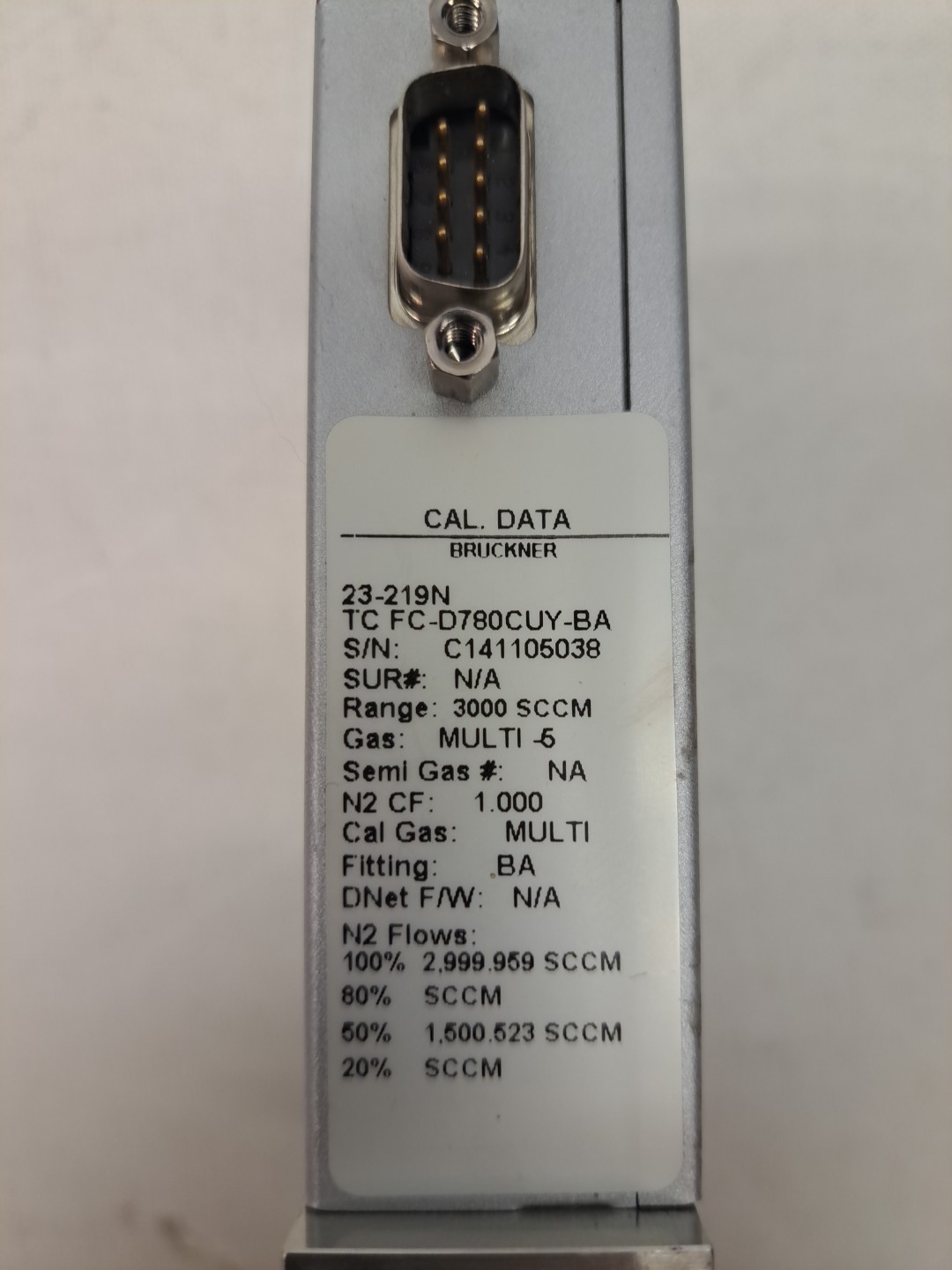 Aera FC-D780cu high-performance mass flow controller (MFC) USED