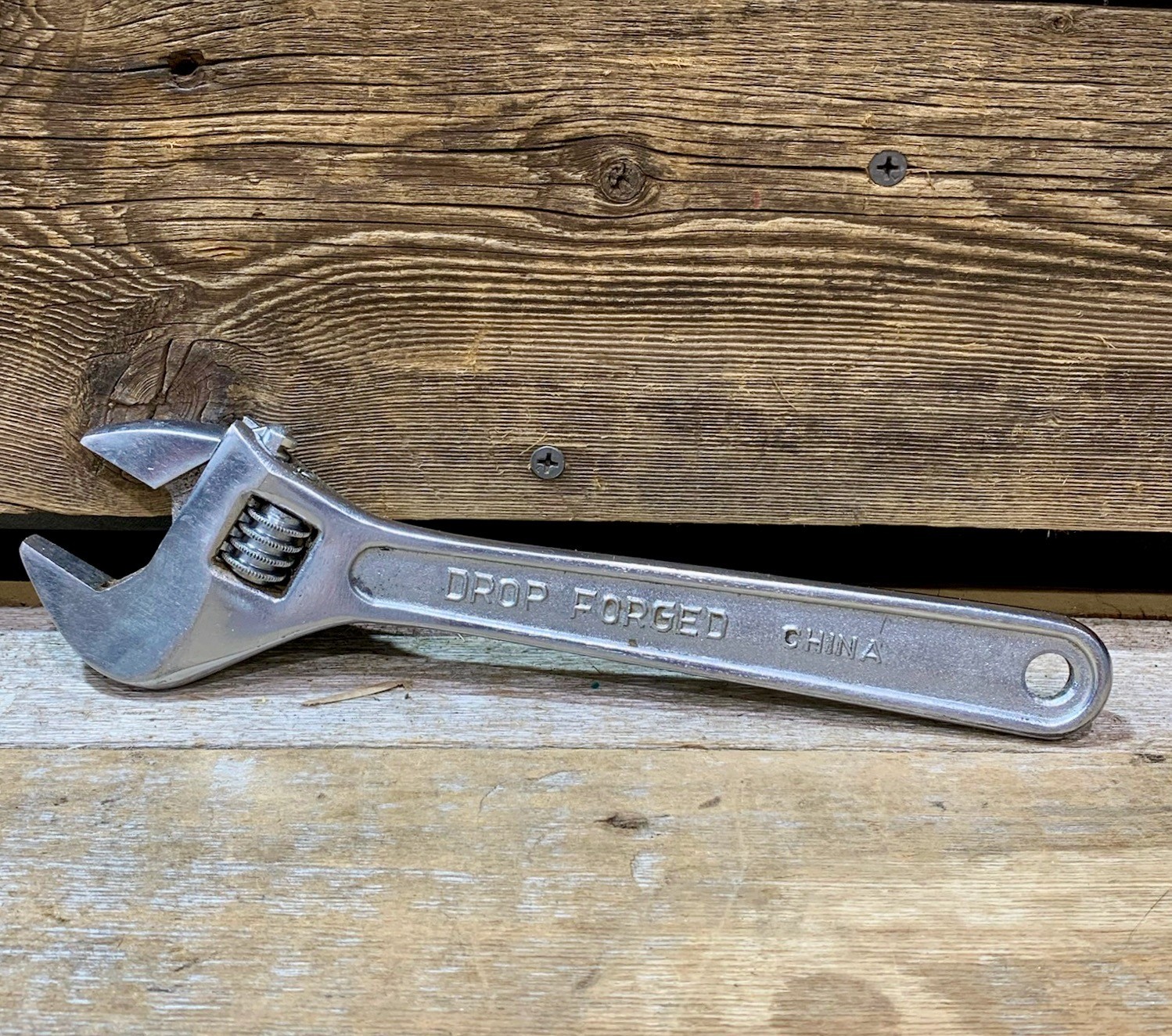 Olympia Industrial, 10" Adjustable Crescent Wrench, Drop Forged