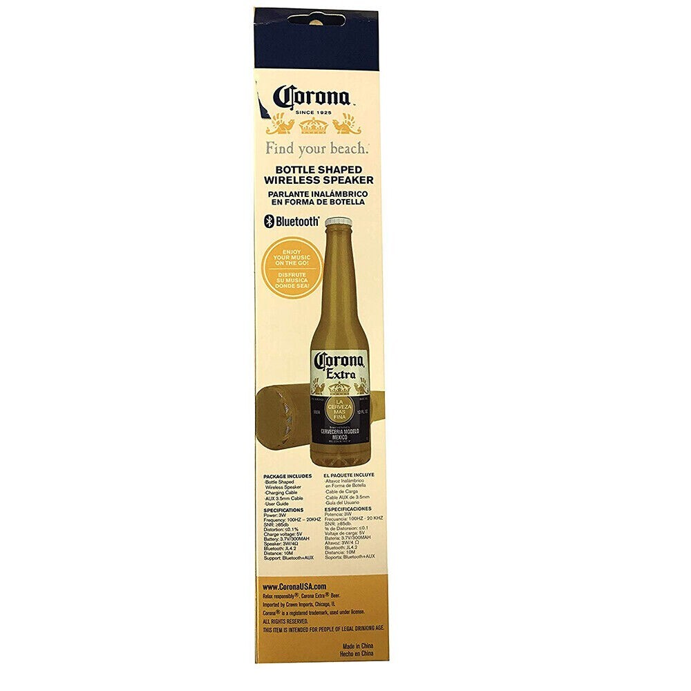 Corona Bottle Shaped Wireless Bluetooth Speaker