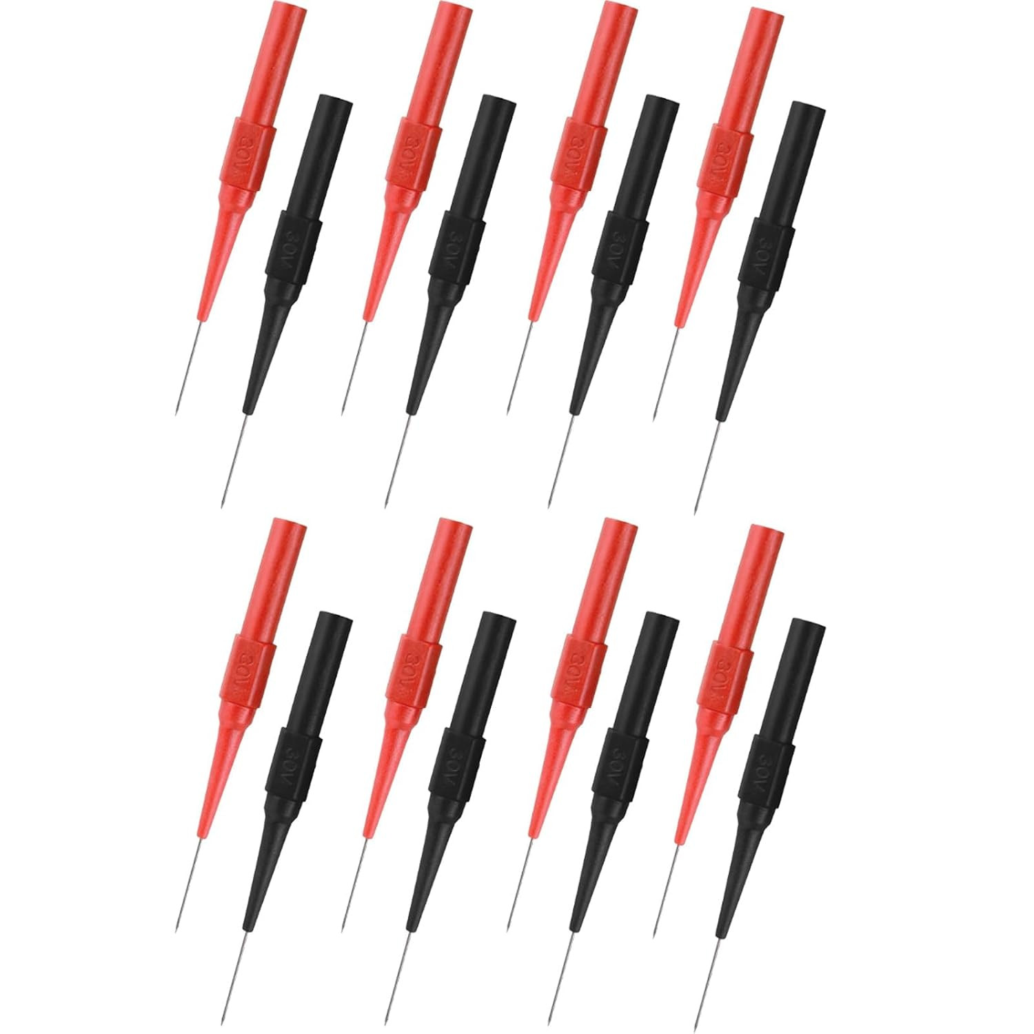 16pcs Back Probe Test Kit 0.7mm Stainless Steel Wire Piercing Probes 4mm