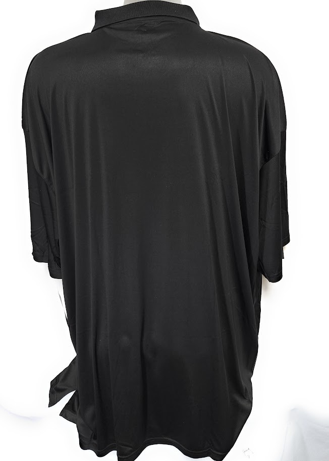 Mens Fanatics NCAA Univ of Texas Longhorns Black Grey Poly Polo Style Shirt