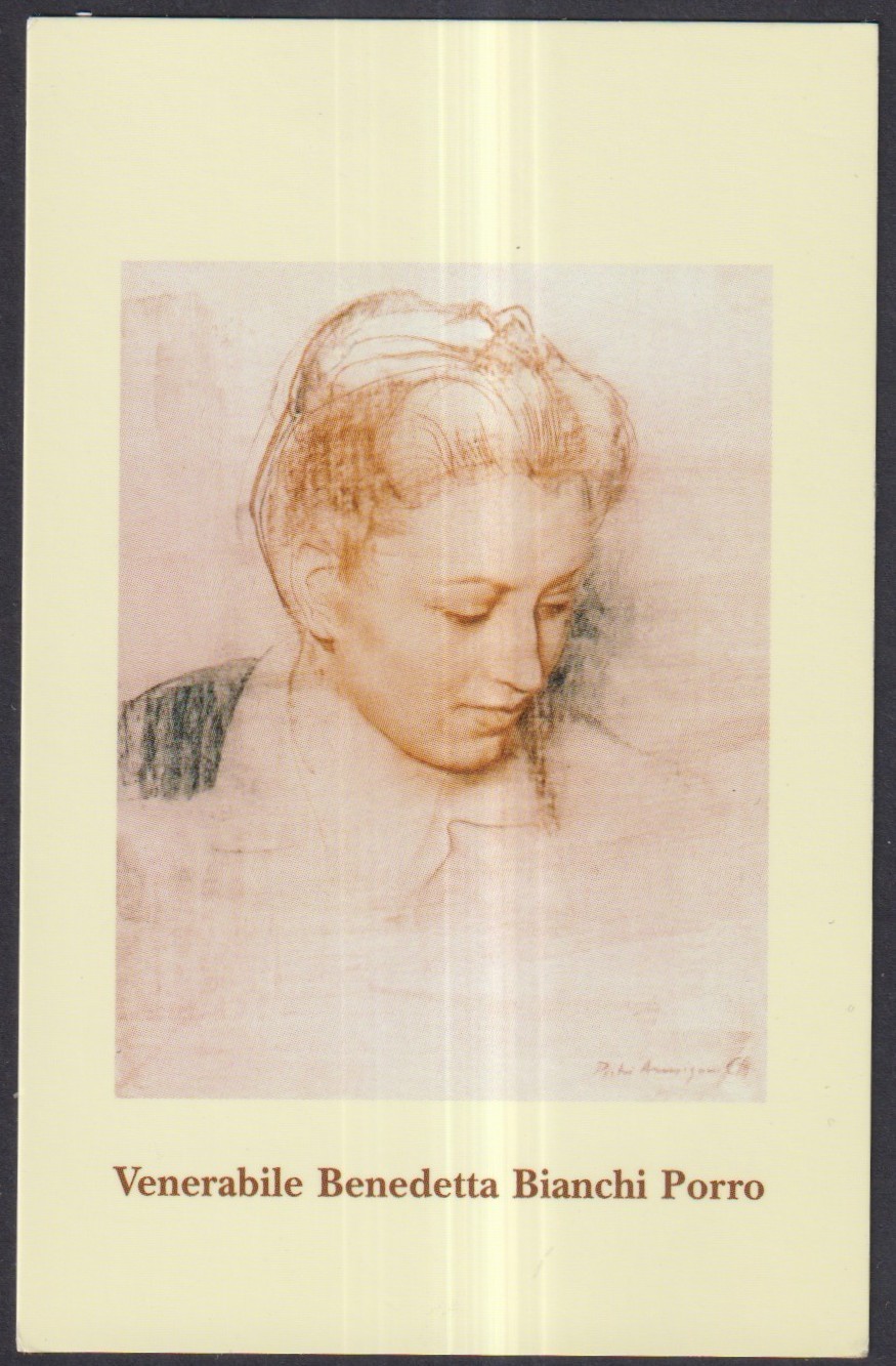 Holy card del Venerable Benedetta santino image pieuses estampa