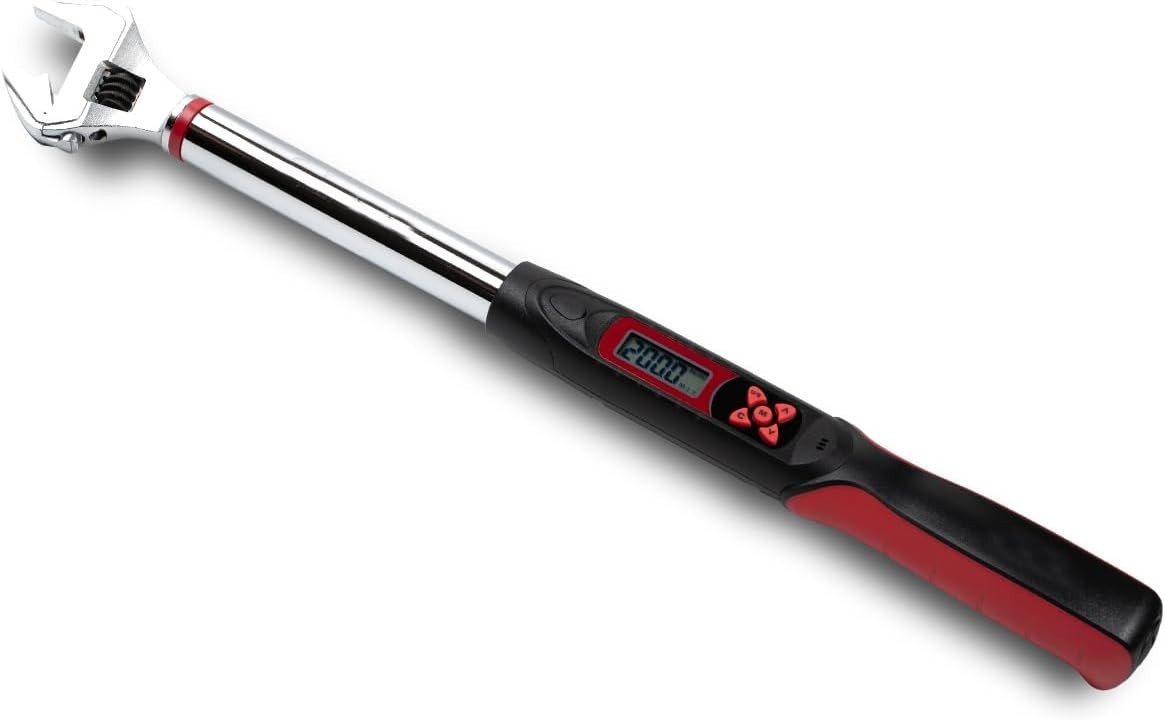 Tapha Tools Adjustable Digital Torque Wrench 7.4 to 147.5 ft-lbs (10-200N-m)...