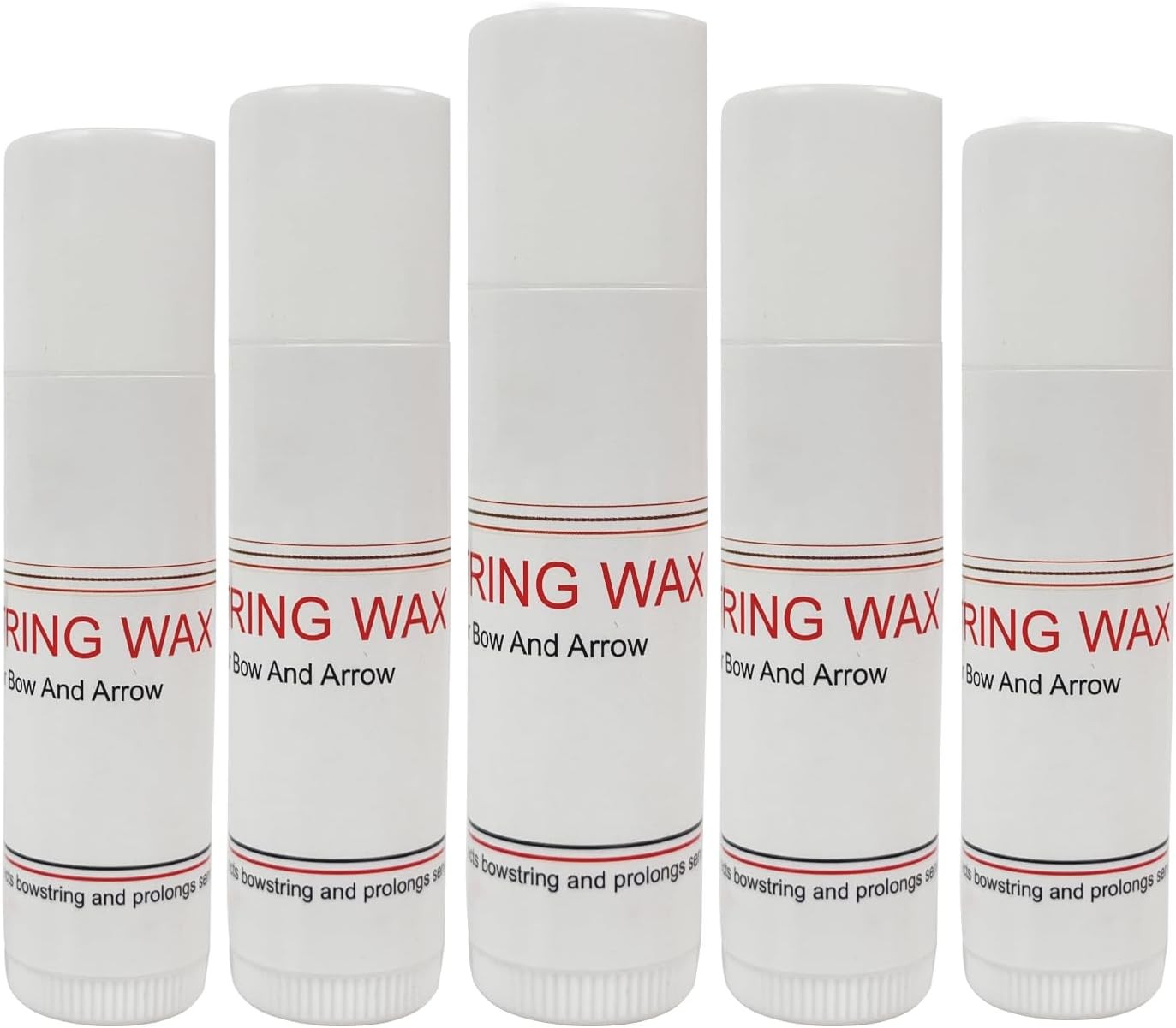 5 Pieces Bow String Wax, Protective Bowstring Waterproof Rail Lube for Crossbow