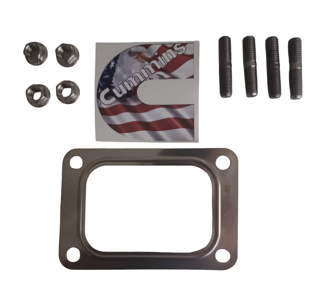 Cummins KT/KTA19 Turbo Studs, Nuts & Gasket 206576 3006289 3056158  Aftermarket