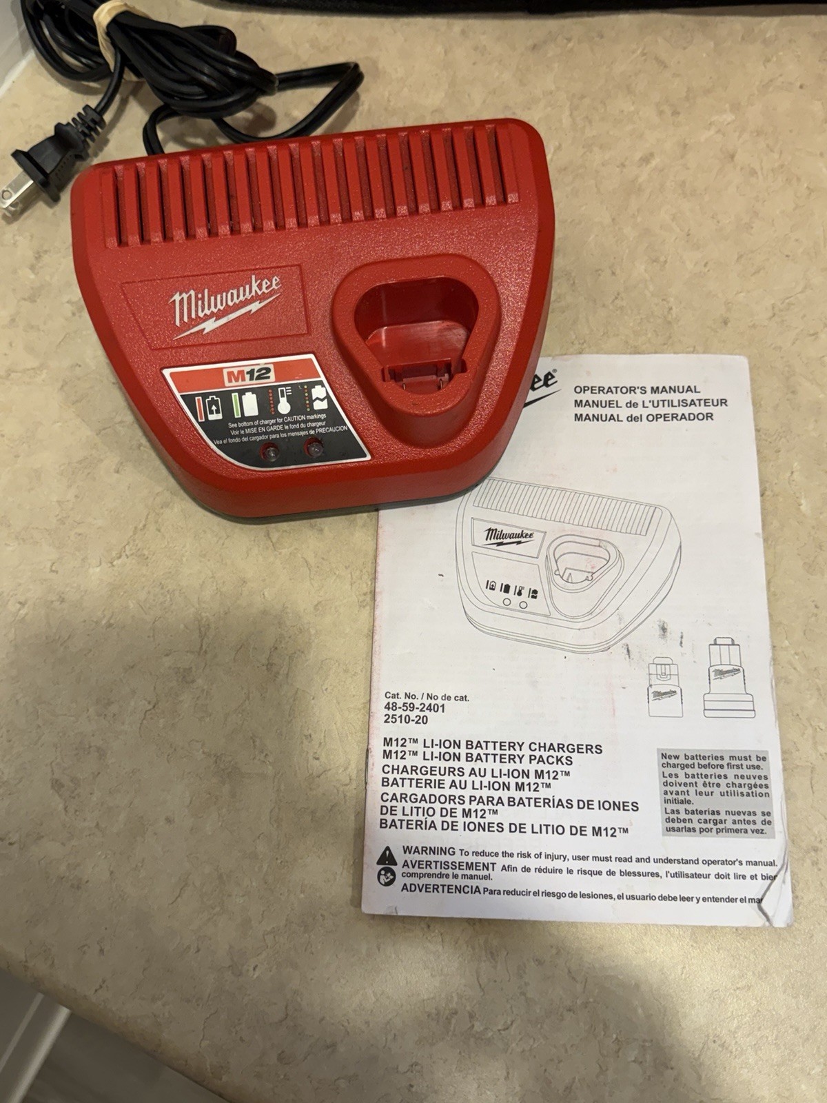 Milwaukee M12 FUEL 3404-20 1/2in Hammer Drill/Driver w/ 2.0btry +Chgr + Bit Set
