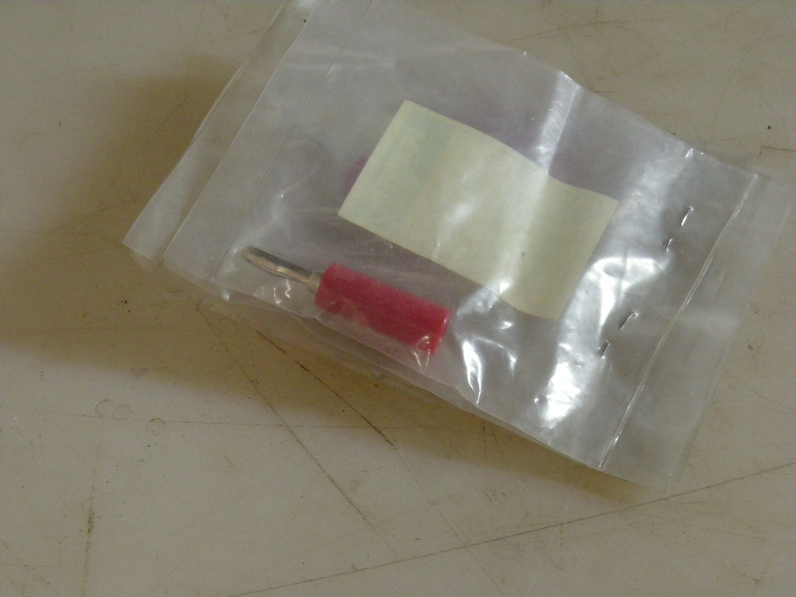 Lot of 5 ea. Voltrex 852-R 4mm Banana Plug Red - Screw Type