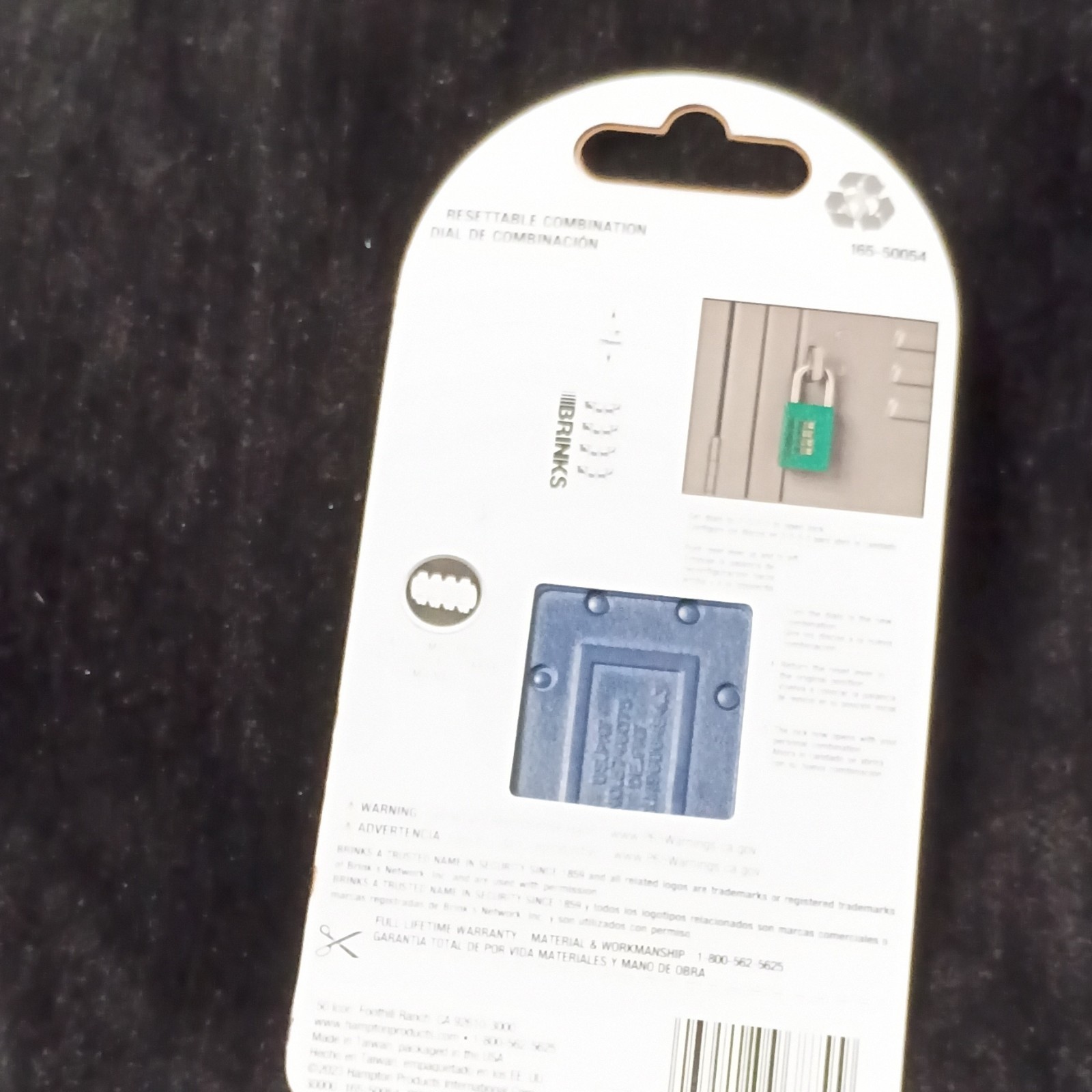 Brinks combination padlock