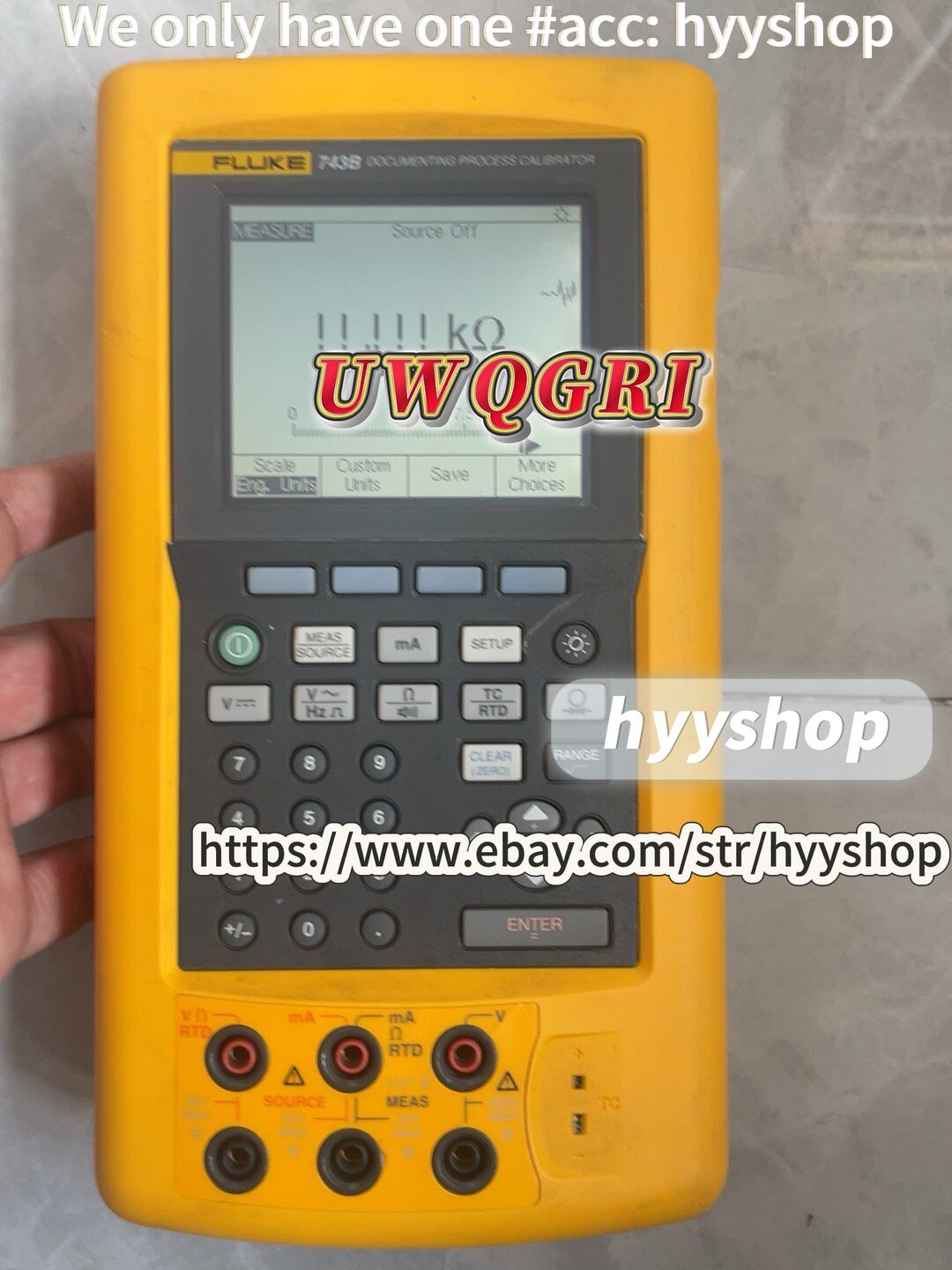 1PCS FLUKE, 743B process calibrator