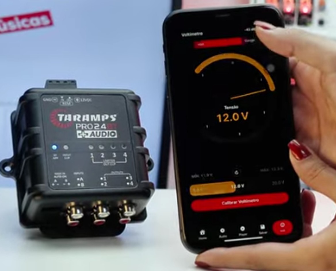 Taramps Pro 2.4 Bt Player Bluetooth Digital - Digital Bluetooth Equalizer