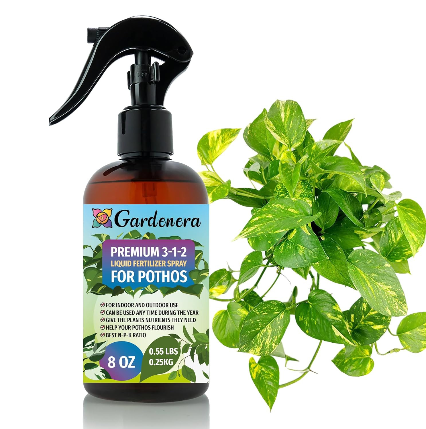 Professional POTHOS Spray Fertilizer Mist for Home Gardening | 3-1-2 Gentle Blen