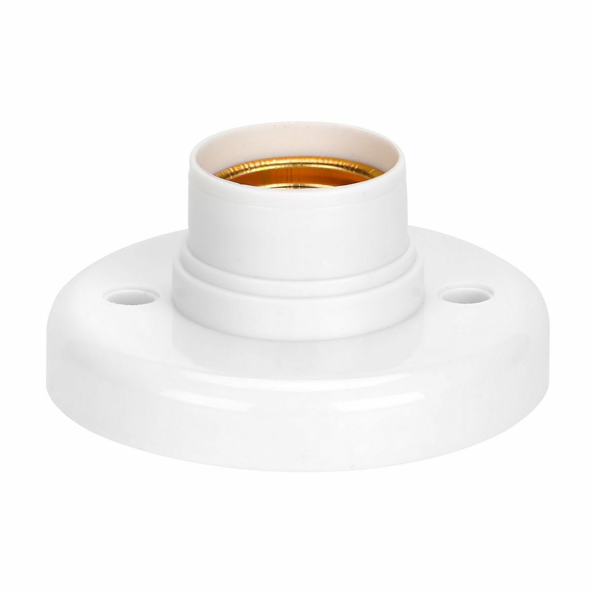5/10/20pcs E27 Light Bulb Pendant Lamp Round Fixing Base Holder Screw Cap Socket