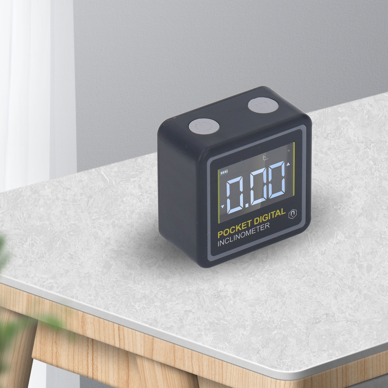 Pocket Digital Inclinometer Protractor Magnetic Angle Finder Measuring Tool CST