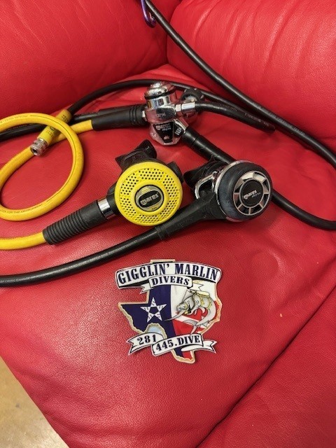 SCUBA REGULATOR - MARES, ABYSS 22, AXIS OCTOPUS, BCD Hose