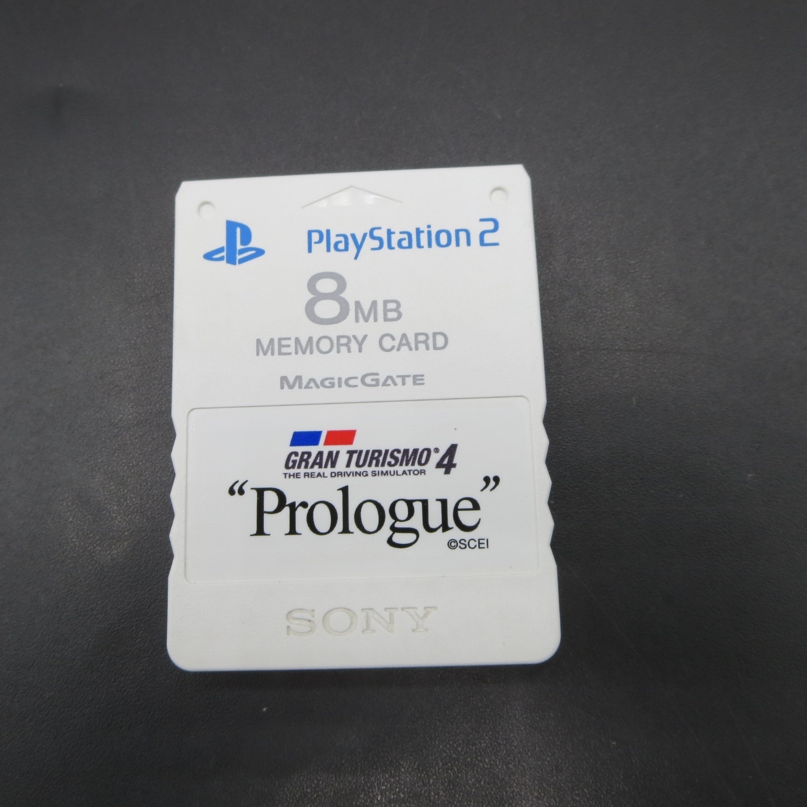 PlayStation 2 Memory Card 8MB Gran Turismo 4 Prologue White SCPH 10020 OEM Japan