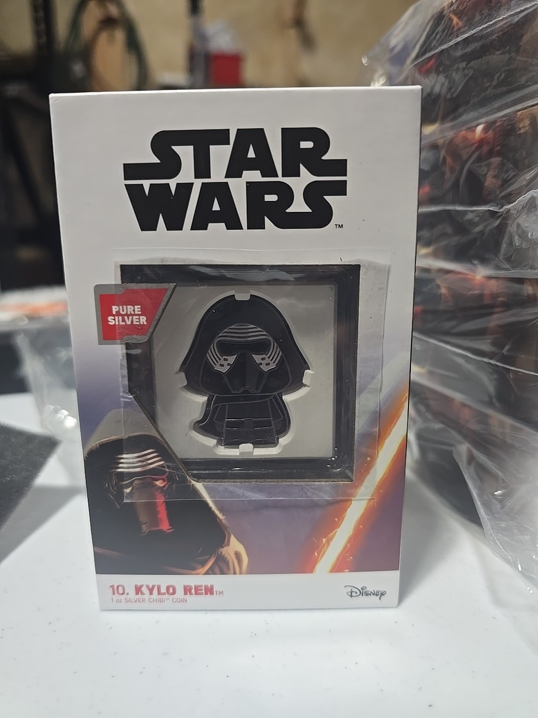 2021 Star Wars Kylo Ren 1oz Silver Chibi Coin