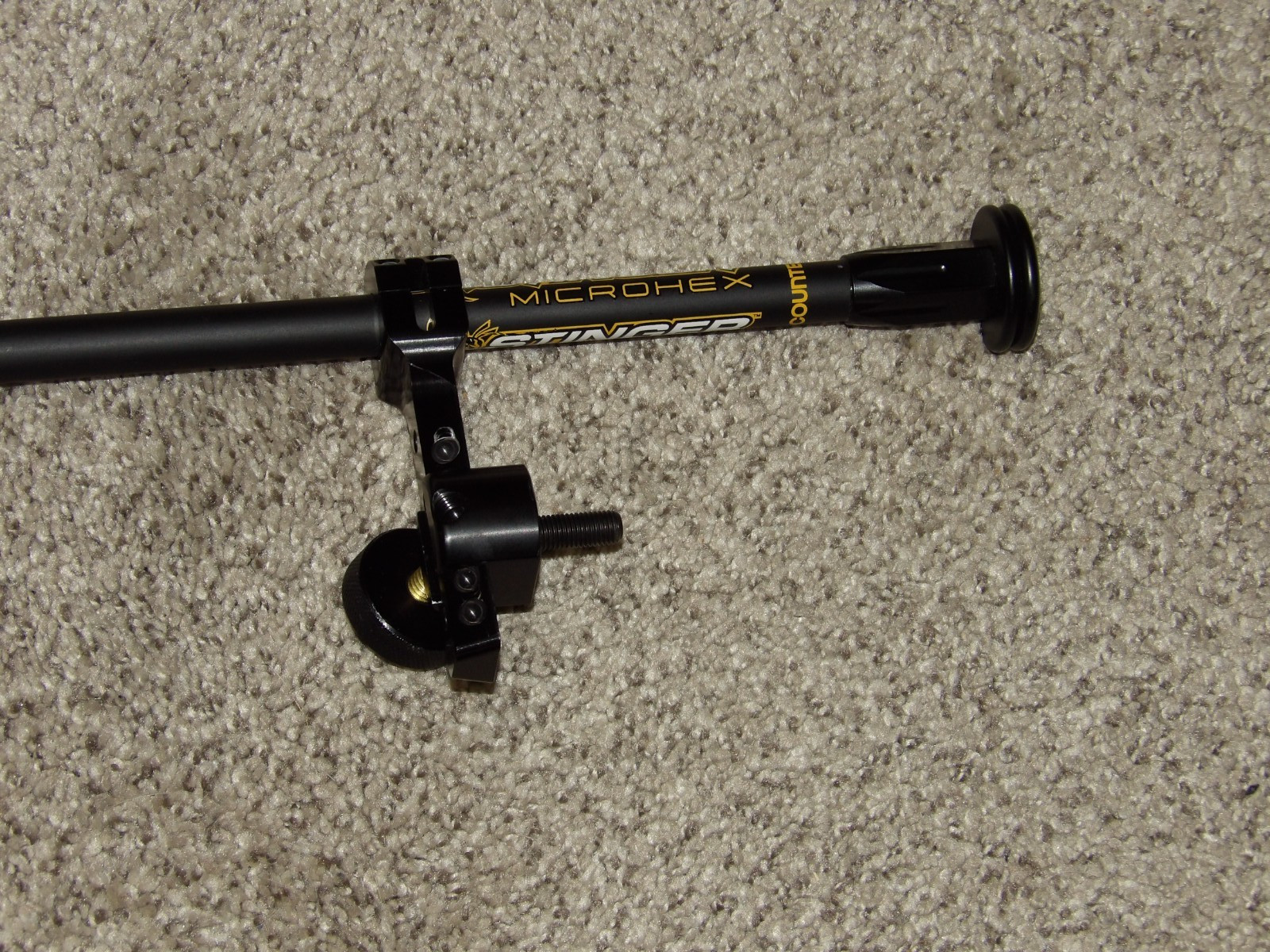 Used BeeStinger MicroHex Counter Slide Bracket Dovetail and Micro Hex Stabilizer