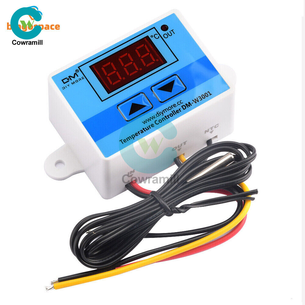 AC110-220V Digital Temperature Controller 10A Thermostat Control Switch Probe