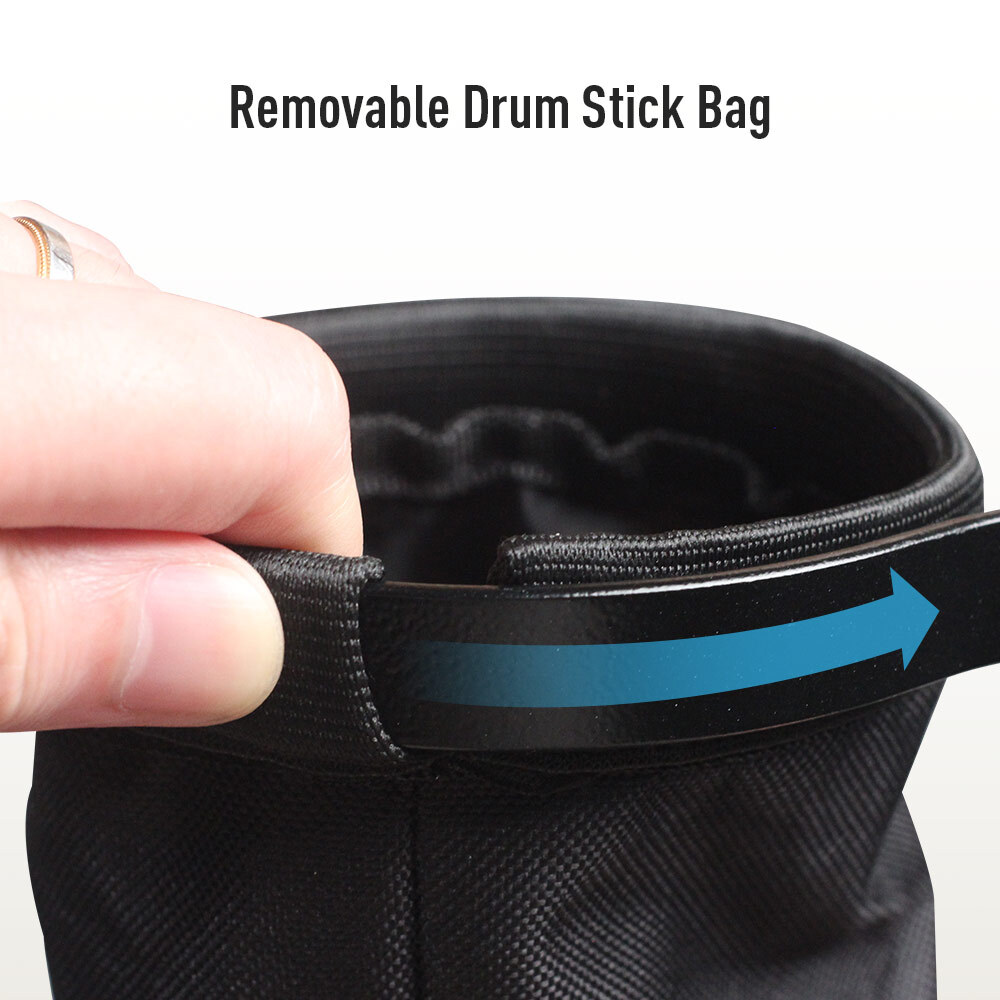 SONICAKE Drumstick Holder Drum Sticks Holder Nylon Drumstick Bag