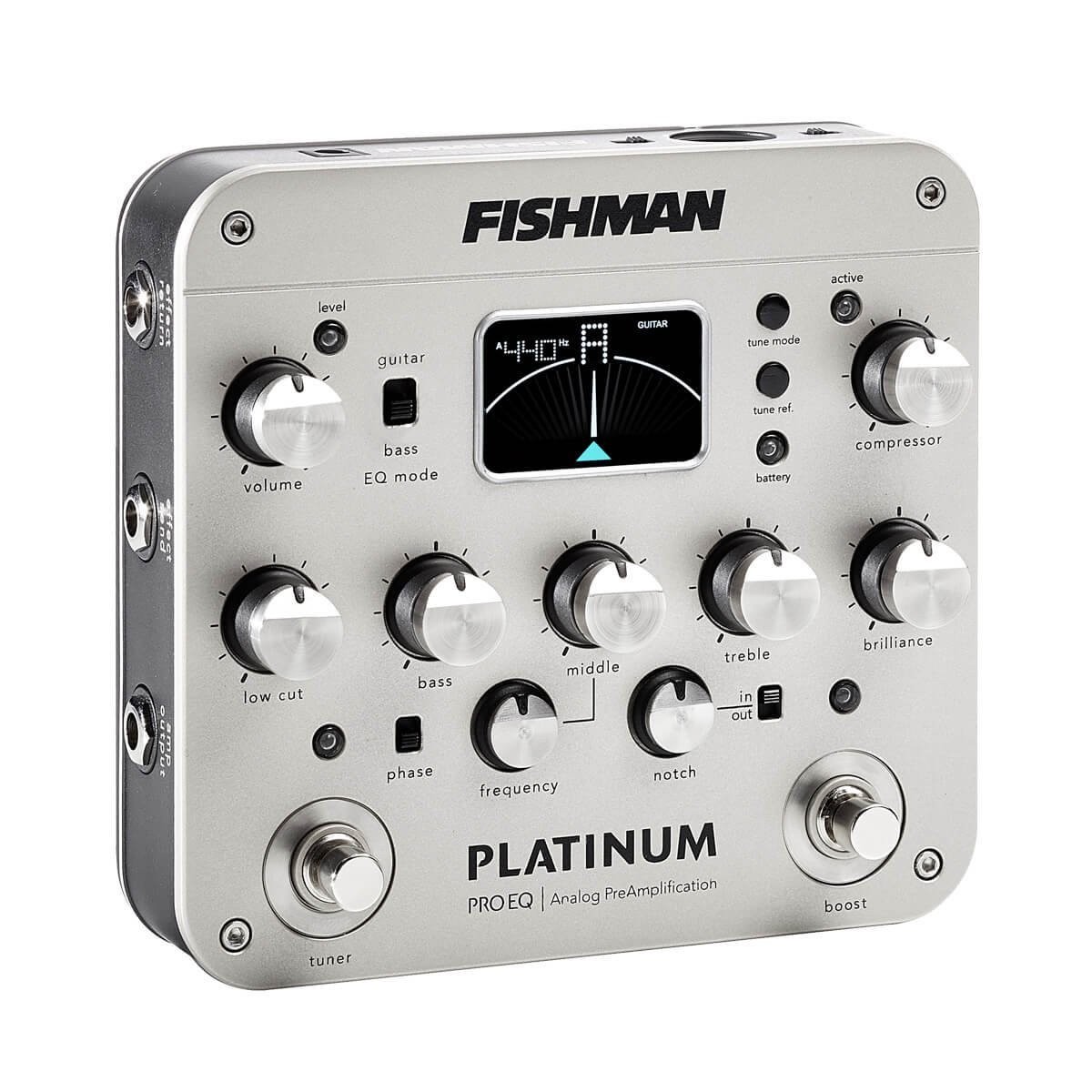 Fishman Platinum Pro EQ DI Acoustic Guitar Preamp Effect Pedal