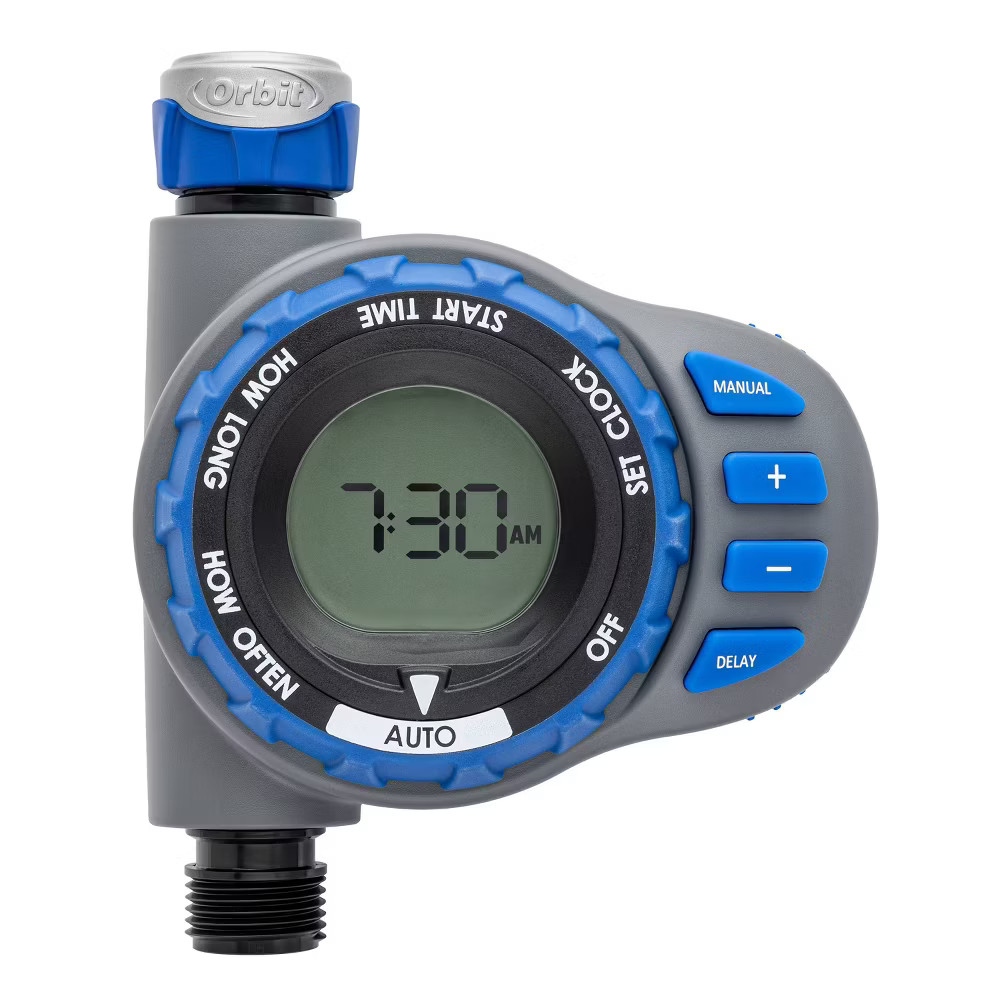 Orbit 1-Outlet Programmable Hose Faucet Timer Nozzle and wand