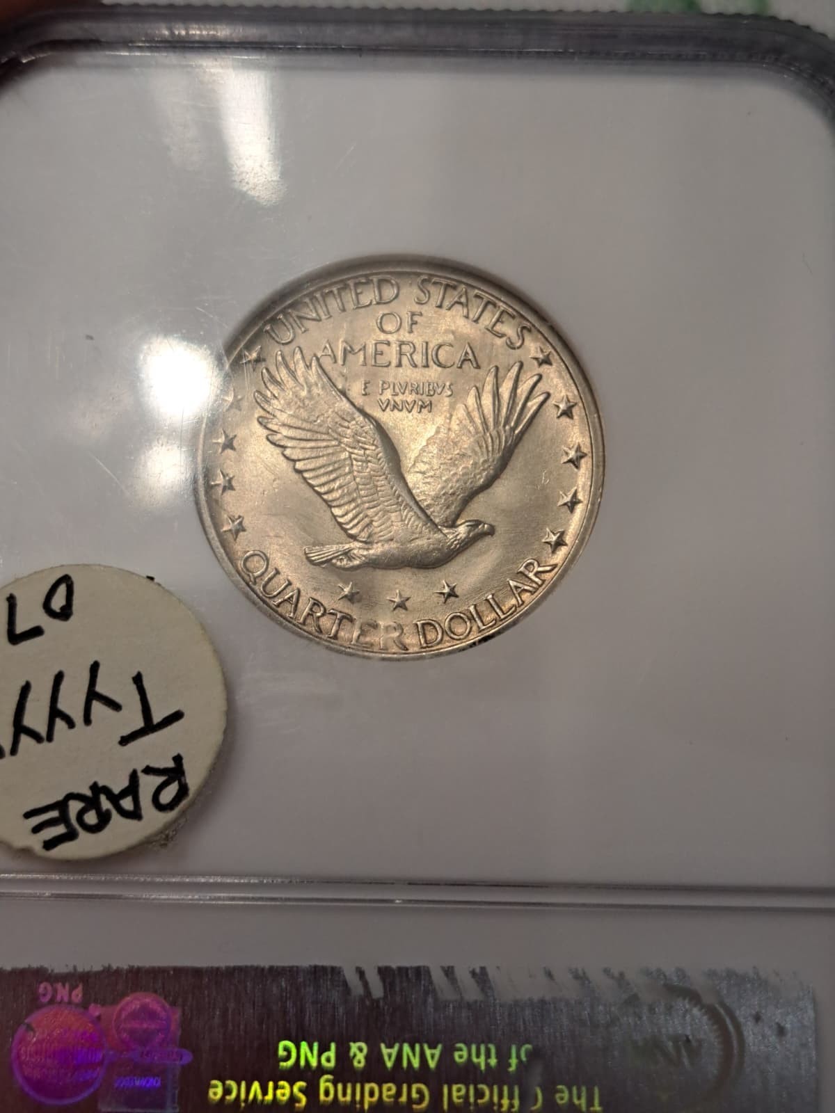 1918/7-S STANDING LIBERTY 25C NGC MS63