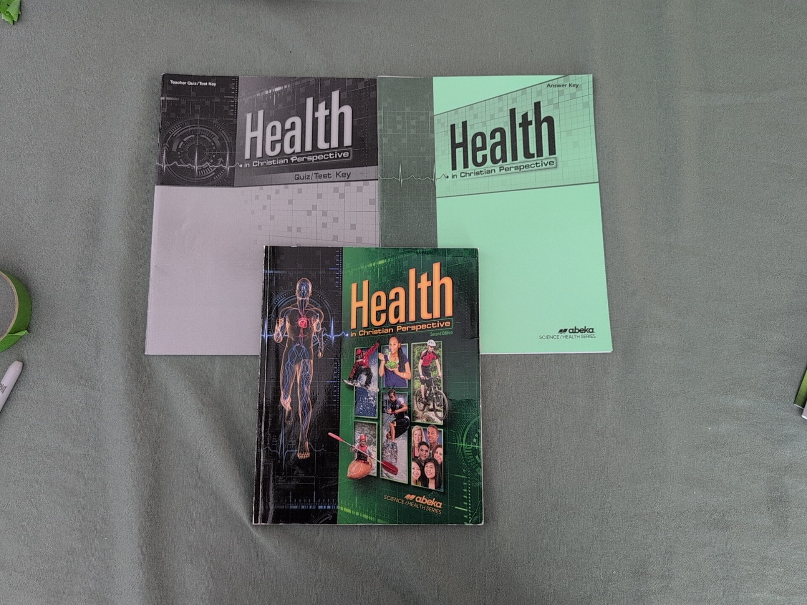 A Beka Health In Christian Perspective 2nd Edition 3-Book Set 2017