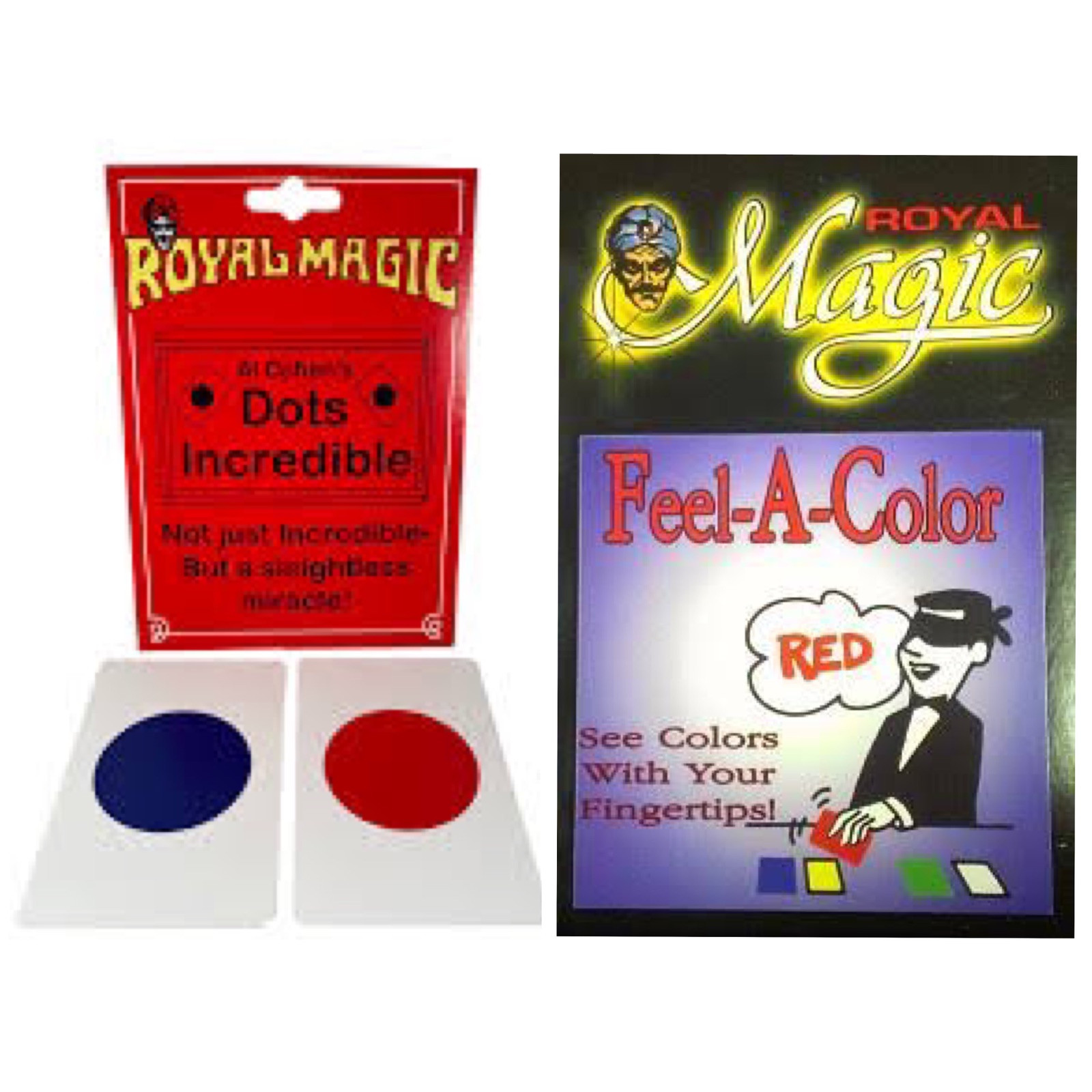 FEEL-A-COLOR - ROYAL MAGIC & DOTS IMPOSSIBLE-both Tricks Brand New!