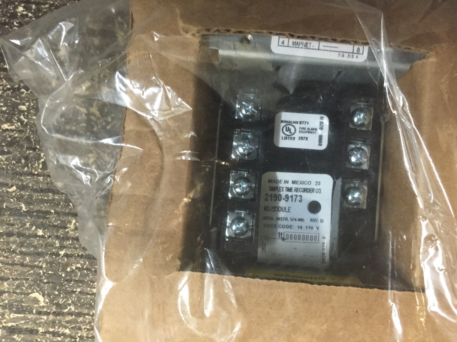 NEW SIMPLEX 2190-9173 MAPNET II 2-POINT I/O