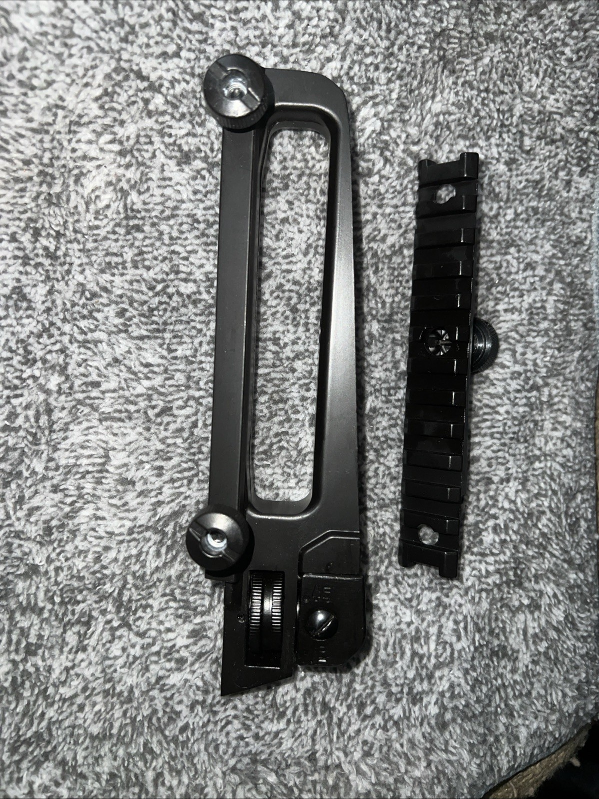 Carry Handle w/ Rear Sight + 20mm Top Rail See Through Scope Mount