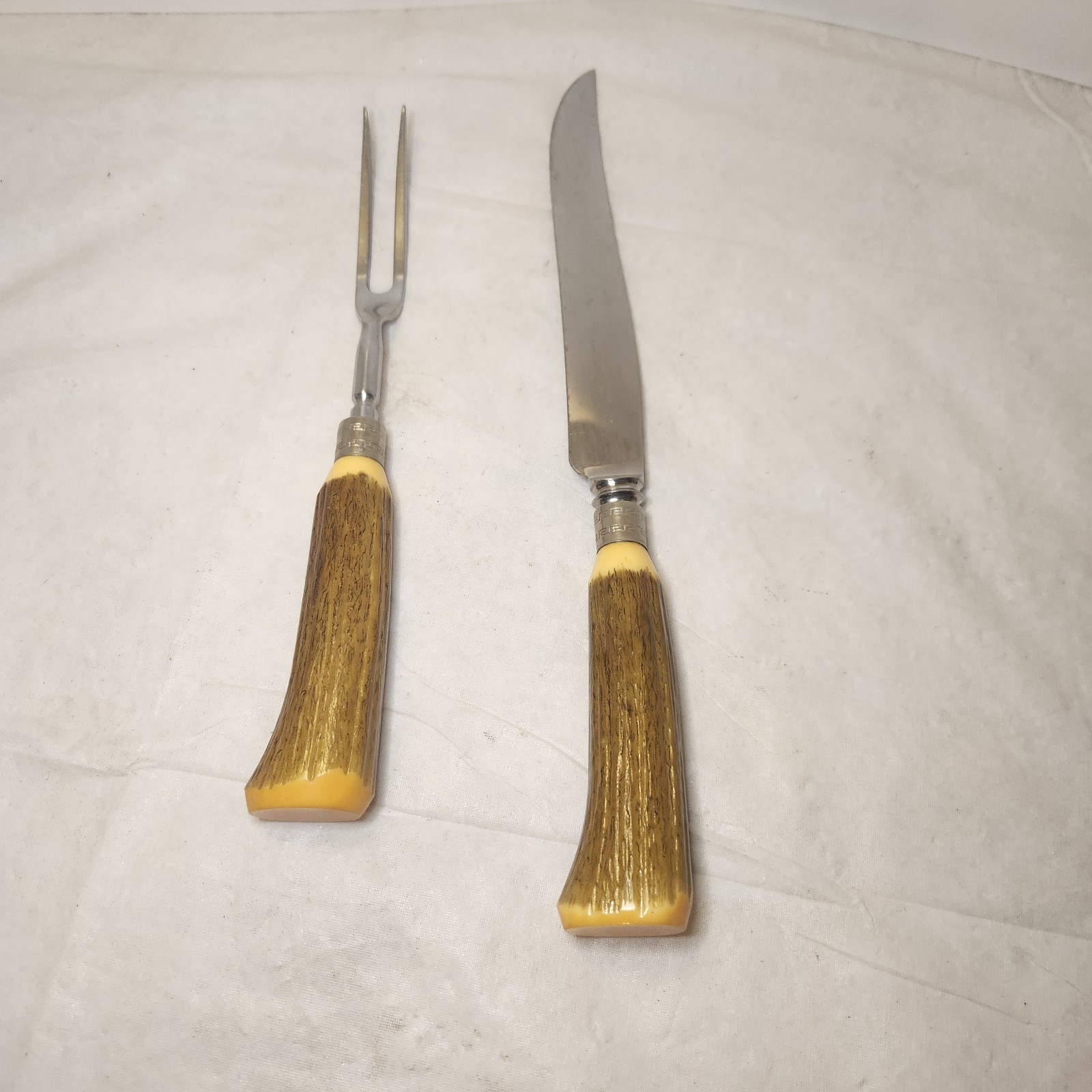 Westall Richardson Sheffield Knife serving fork Vintage England Bakelite Handle