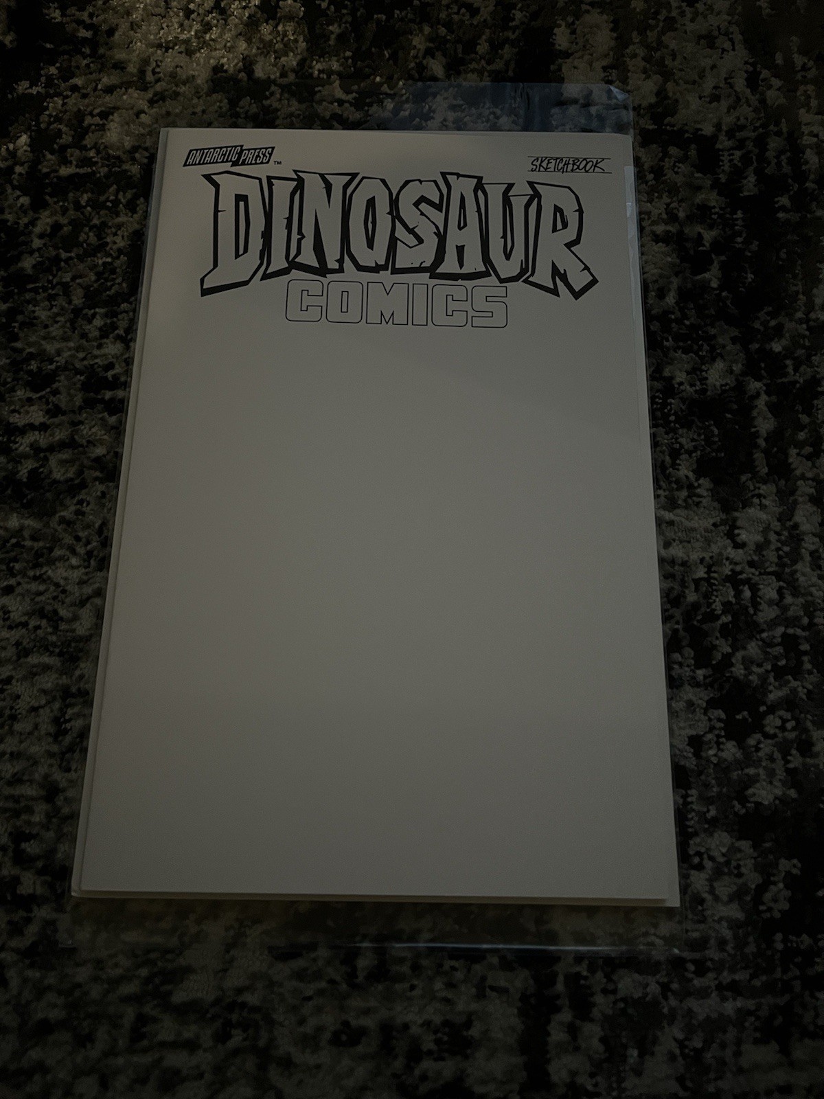 Dinosaur Sketchbook Blank Comic