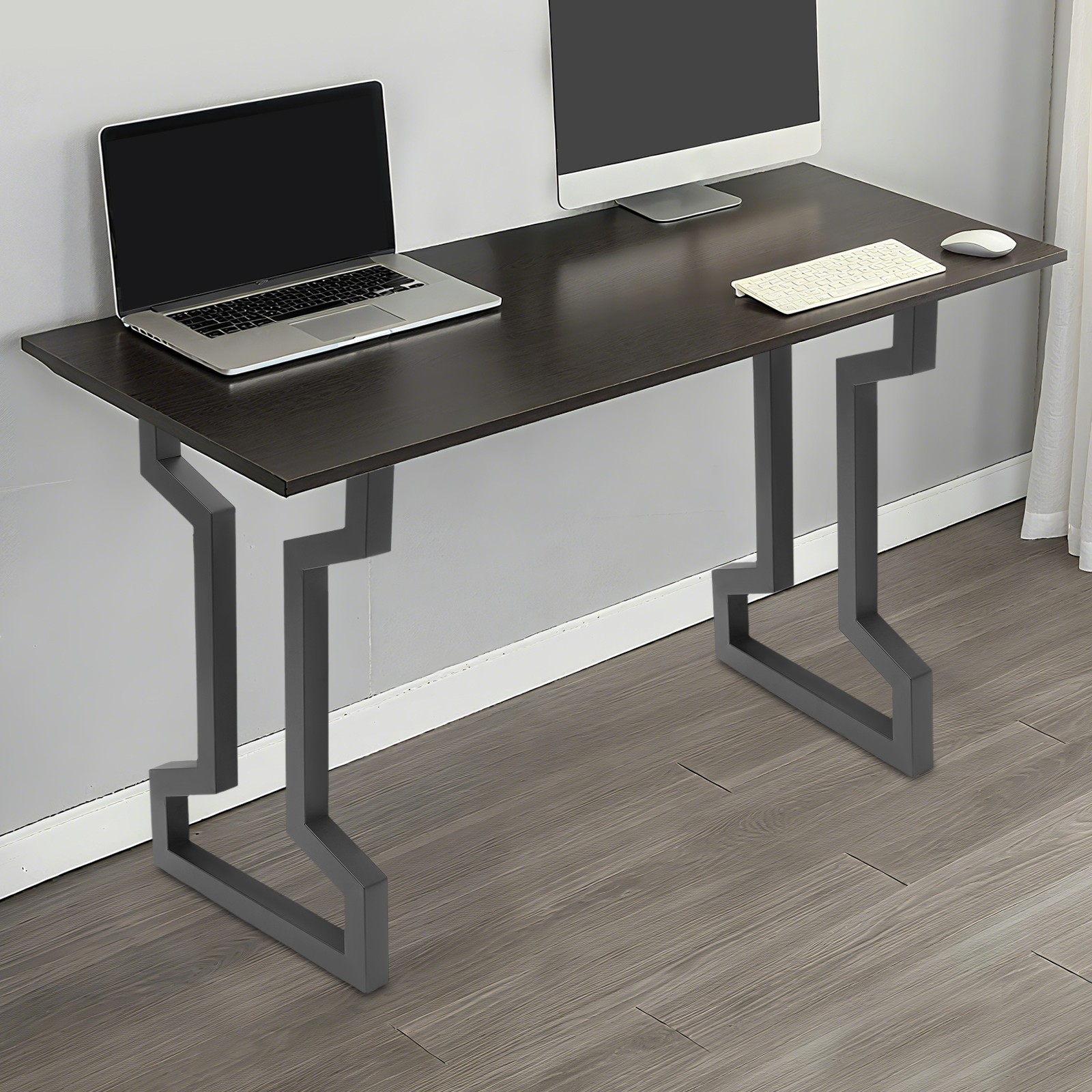 Pair 28.5 In Metal Table Legs Dining Table Legs Steel Metal Legs Furniture Legs