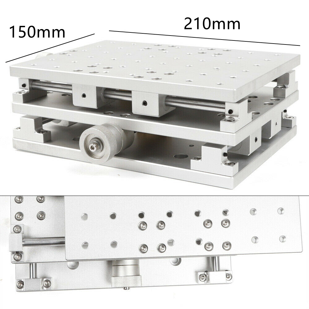 XY Axis 2 Axis Positioning Work Table Laser Marking Machine Adjustable Workbench