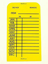 🎯 (10) NEW PLASTIC FIRE EXTINGUISHER/FIRE HOSE MONTHLY INSPECTION TAGS .