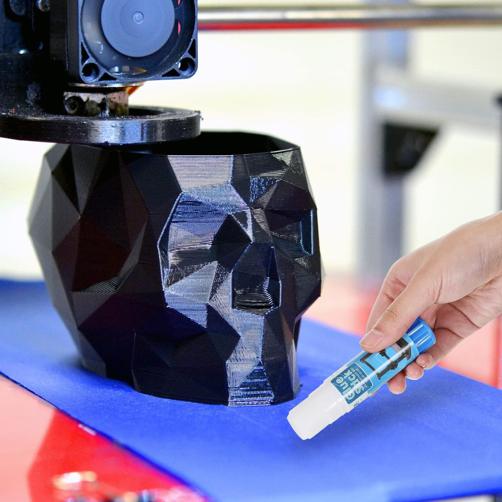 6 Pack 3D Printer Glue Sticks for Hot Bed PVP Adhesive Solid Glue for PLA ABS