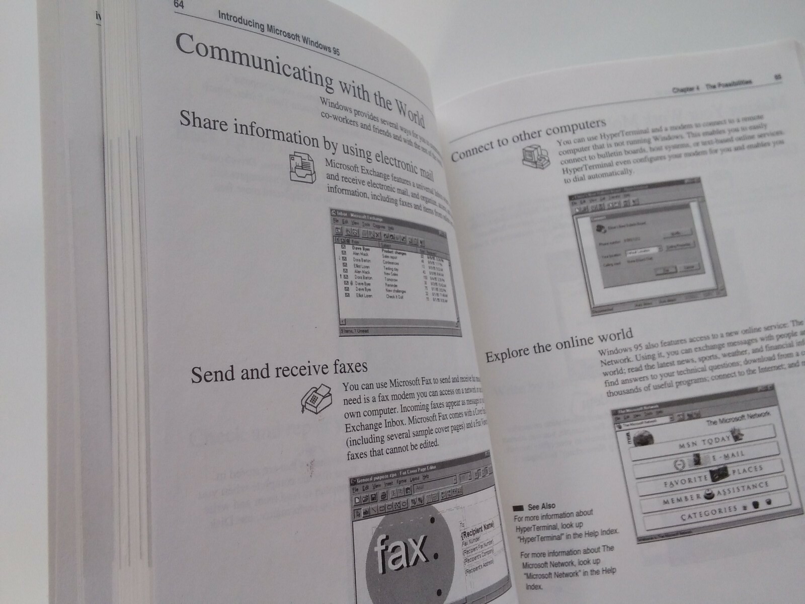 MICROSOFT Introducing Windows 95 Guide Original OEM 1995 Manual Book