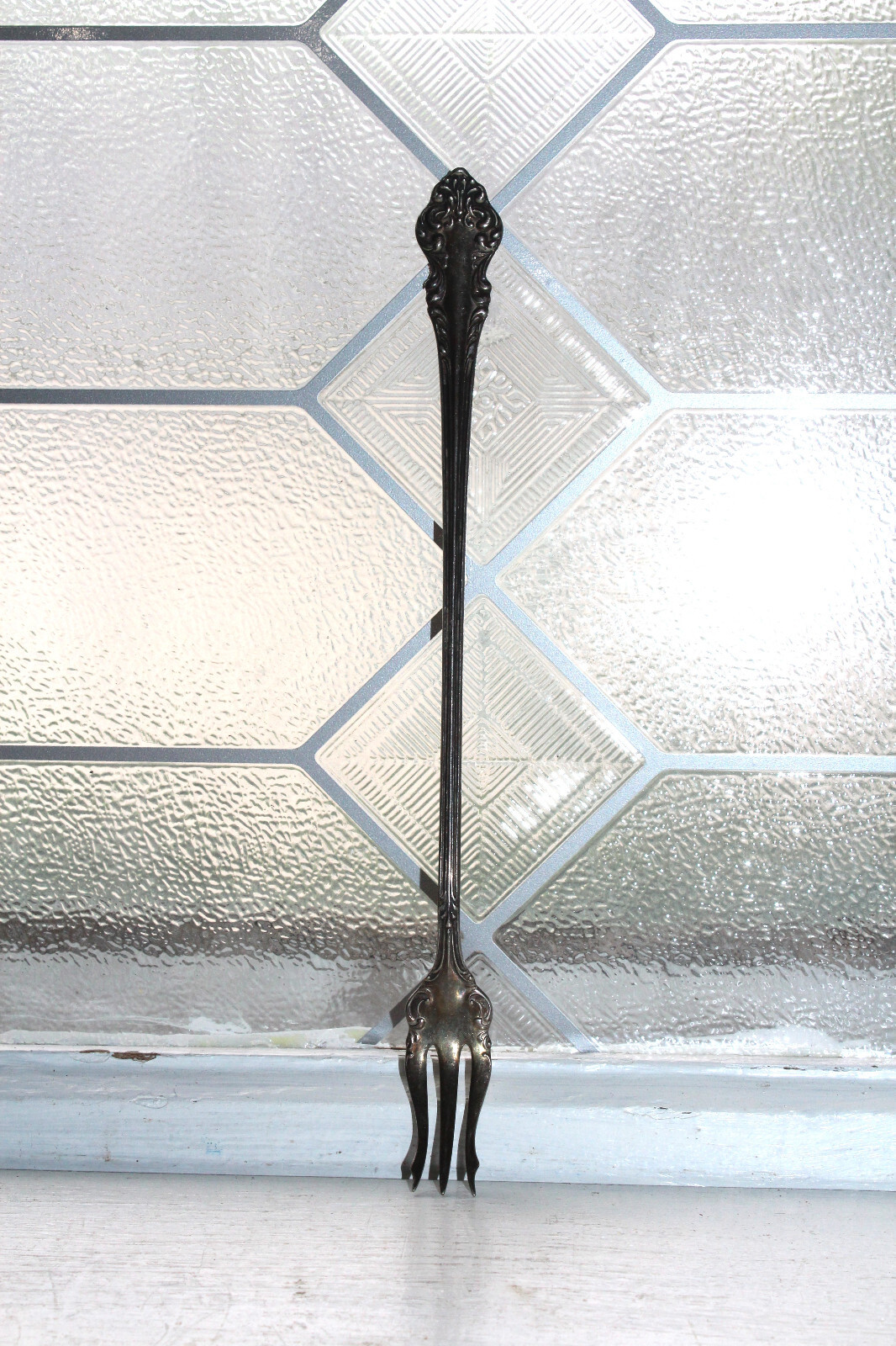 Antique Silverplate Olive or Pickle Fork Community Silver