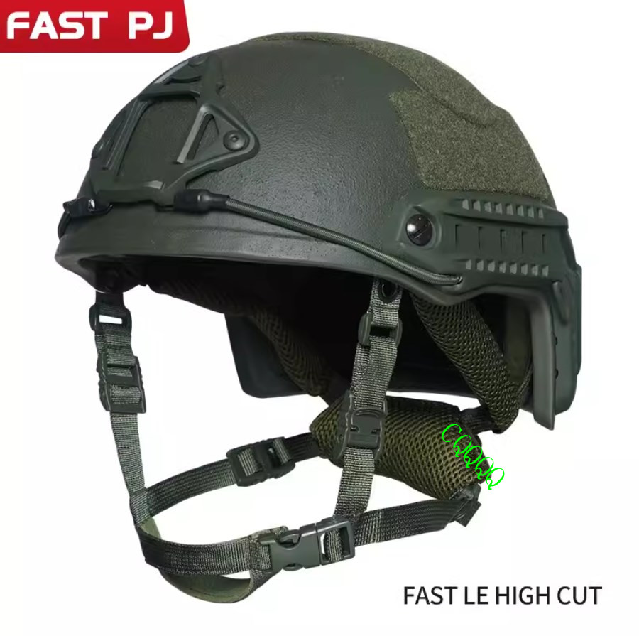 FAST PJ Bulletproof Tactical Helmet NJA IIIA Class Wendy Lining GA2 Class