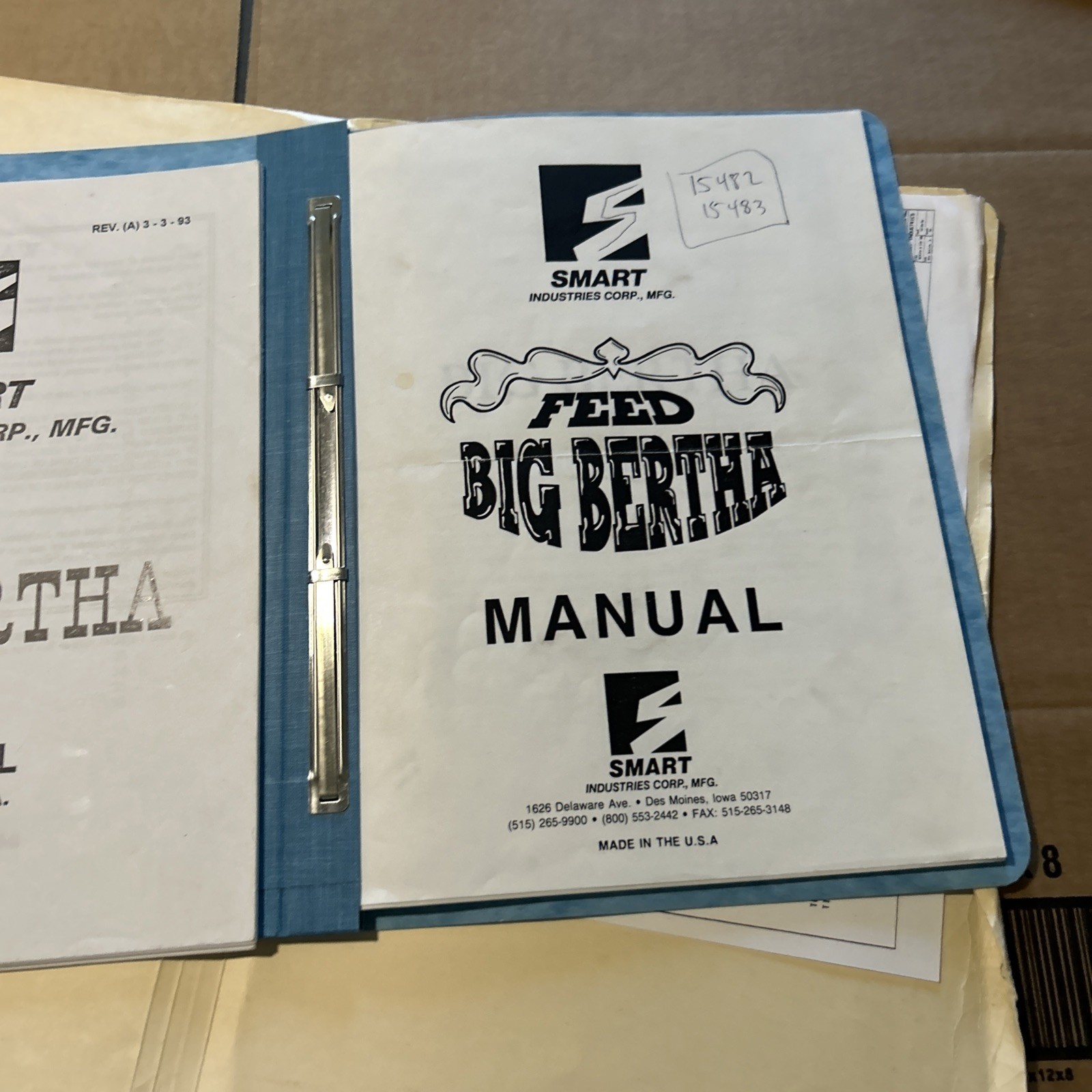 Big Bertha Feed Smart Arcade  Game Owners Manual