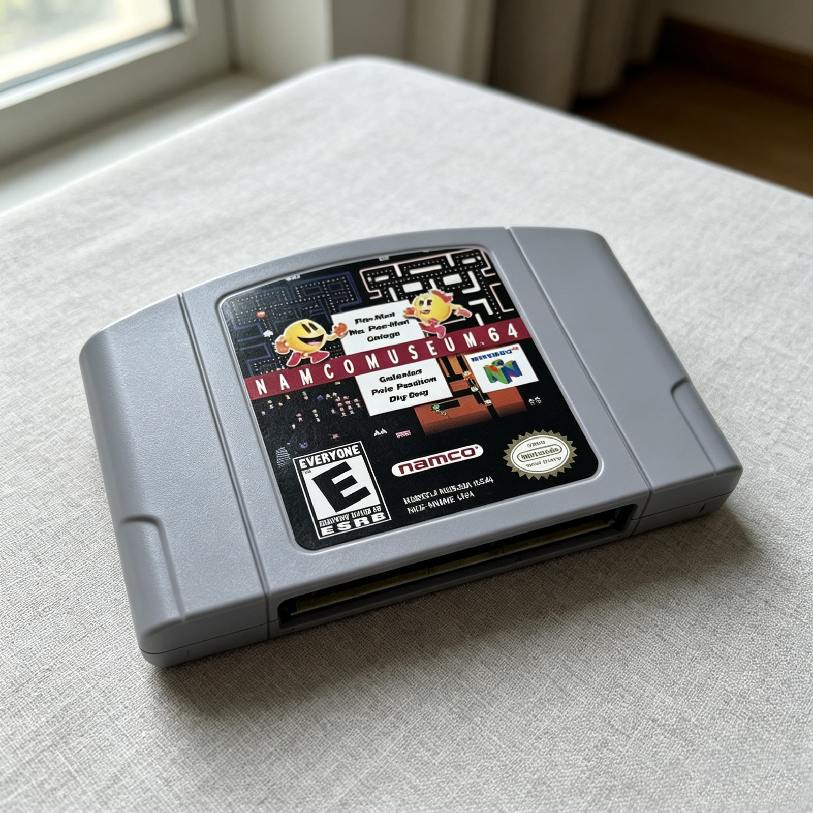 N64 Game Card Namco Museum 64