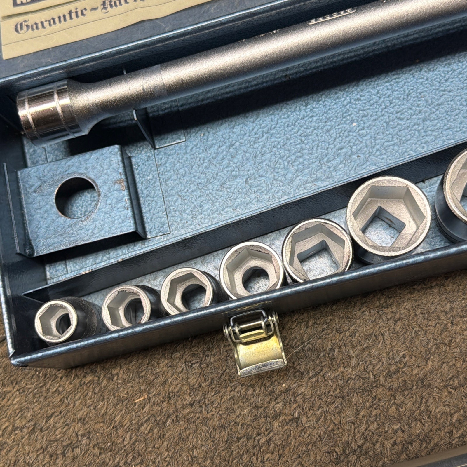 Gedore Rahsol DremoMeter Type B (8566-01) Torque Wrench & 16pc Socket Set