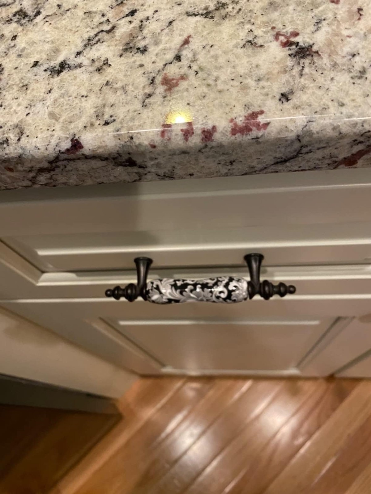 6 Pack Ceramic Drawer Pull Dresser Cabinet Pull Handle (6, 3" hole centers) |...