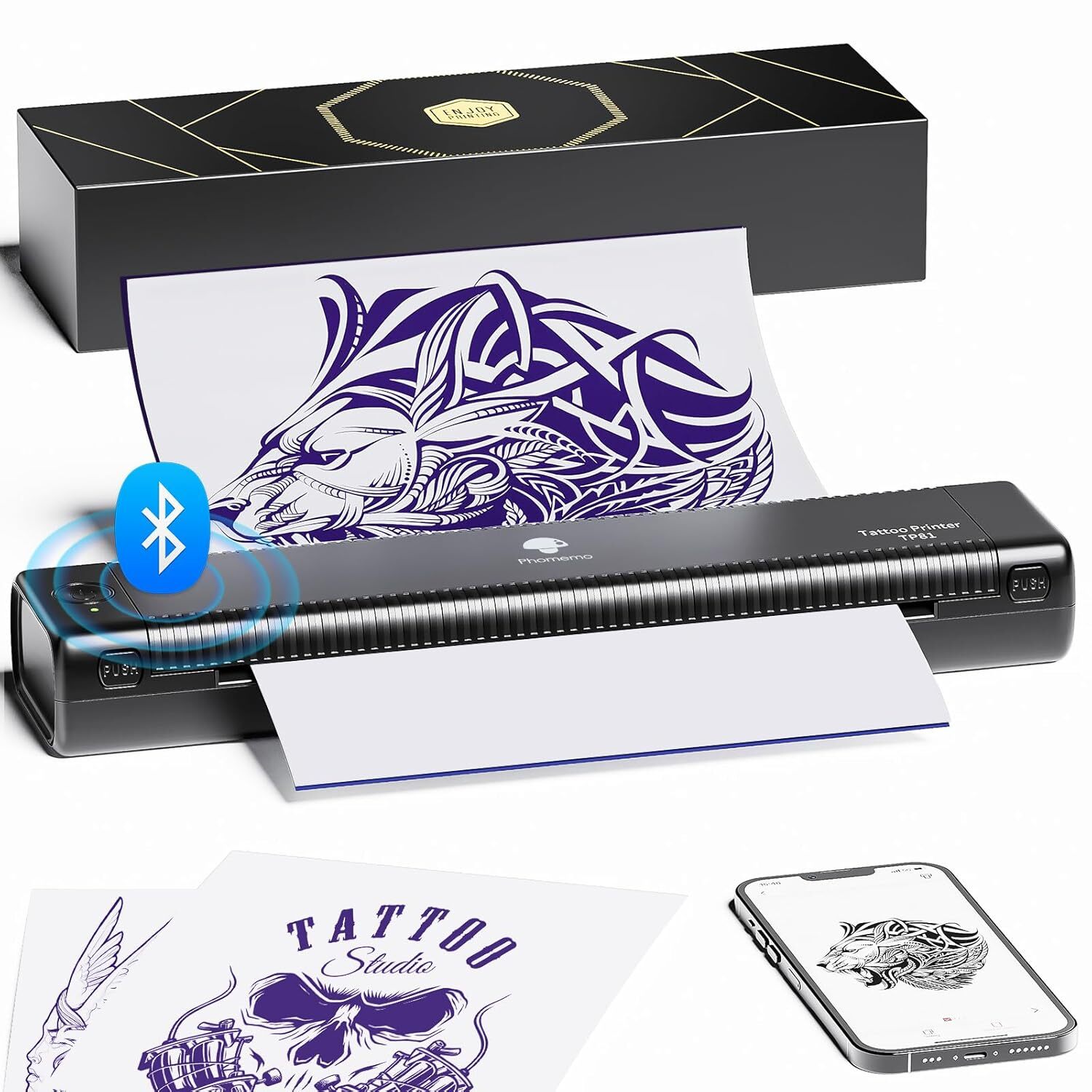 Phomemo TP81 Upgraded Tattoo Stencil Printer New for Tattoo Artists & Beginners
