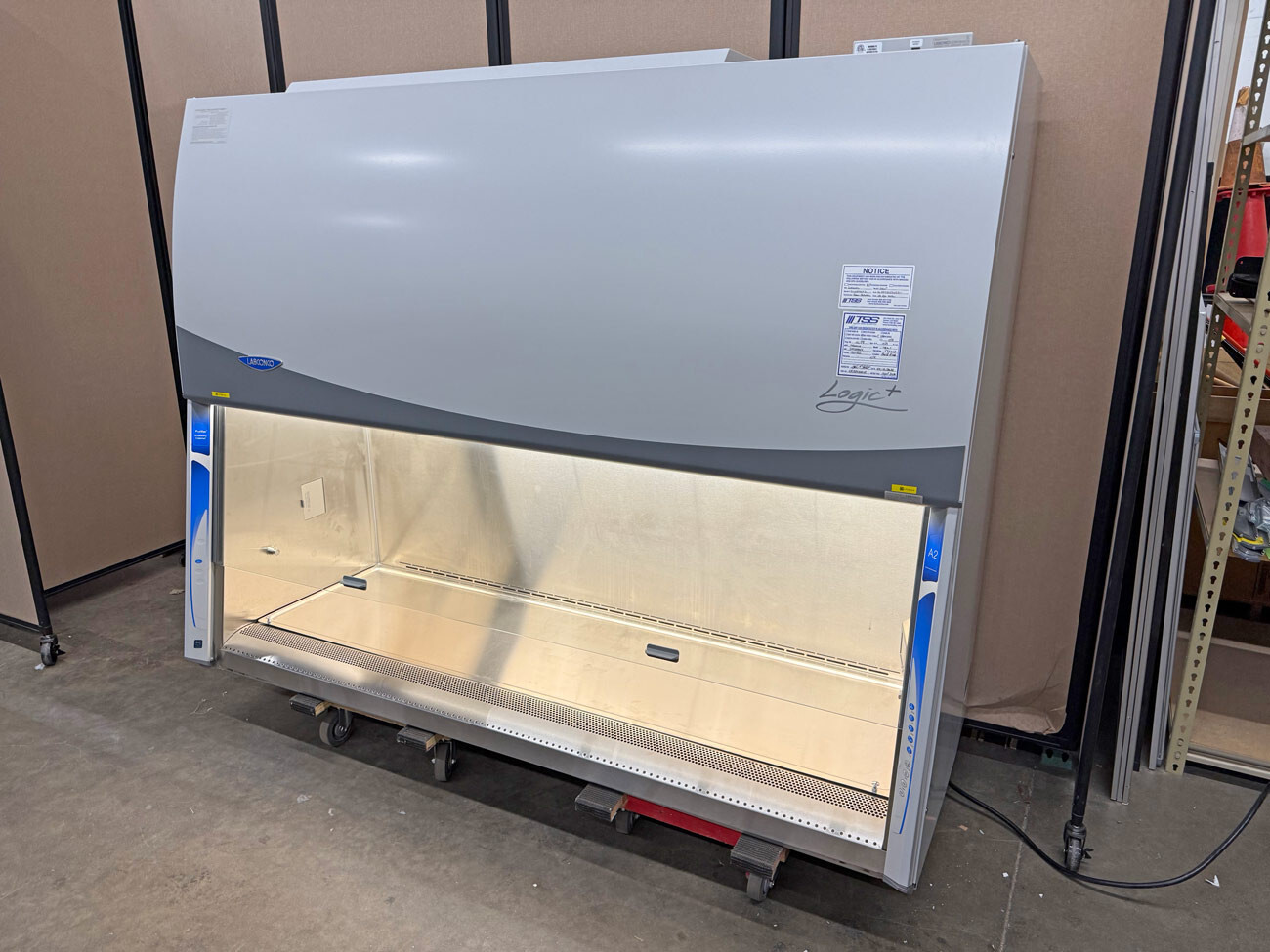 Used Labconco Logic Plus Biosafety Cabinet Hood