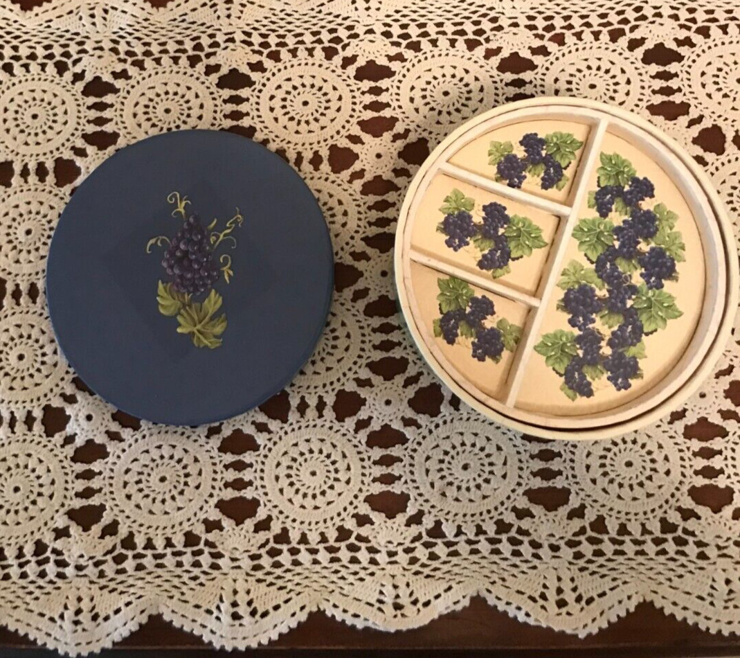 Revelations Vineyard Collection Boxes Set w/Inside Trays & Lids!!