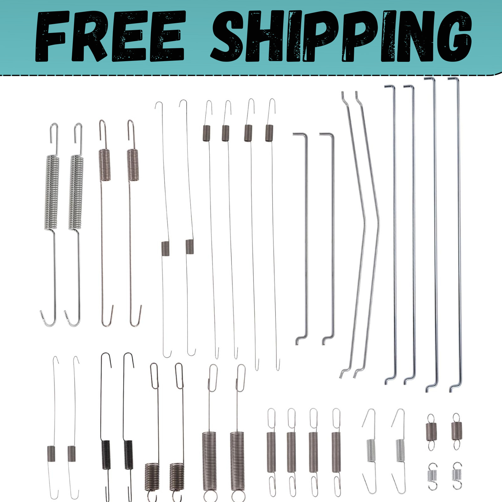 36 Pack Throttle Springs Assortment Throttle Return Springs Linkage Kit Speed...